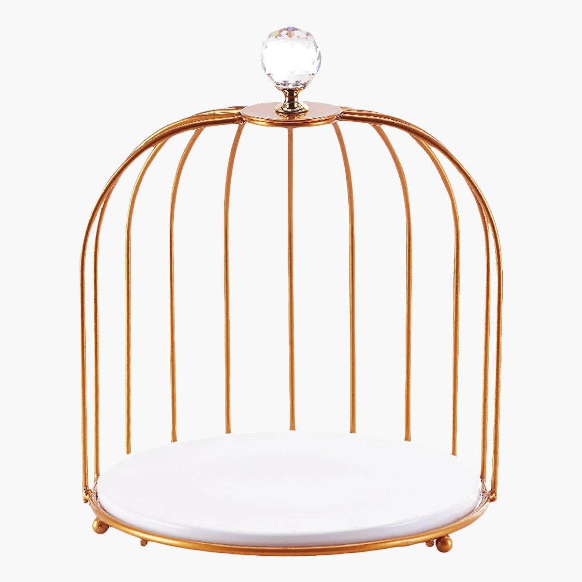صحن تقديم بحامل معدني من فيست - 20 سم-hbxdecorandfurnishings-tabletop-serveware-image-2