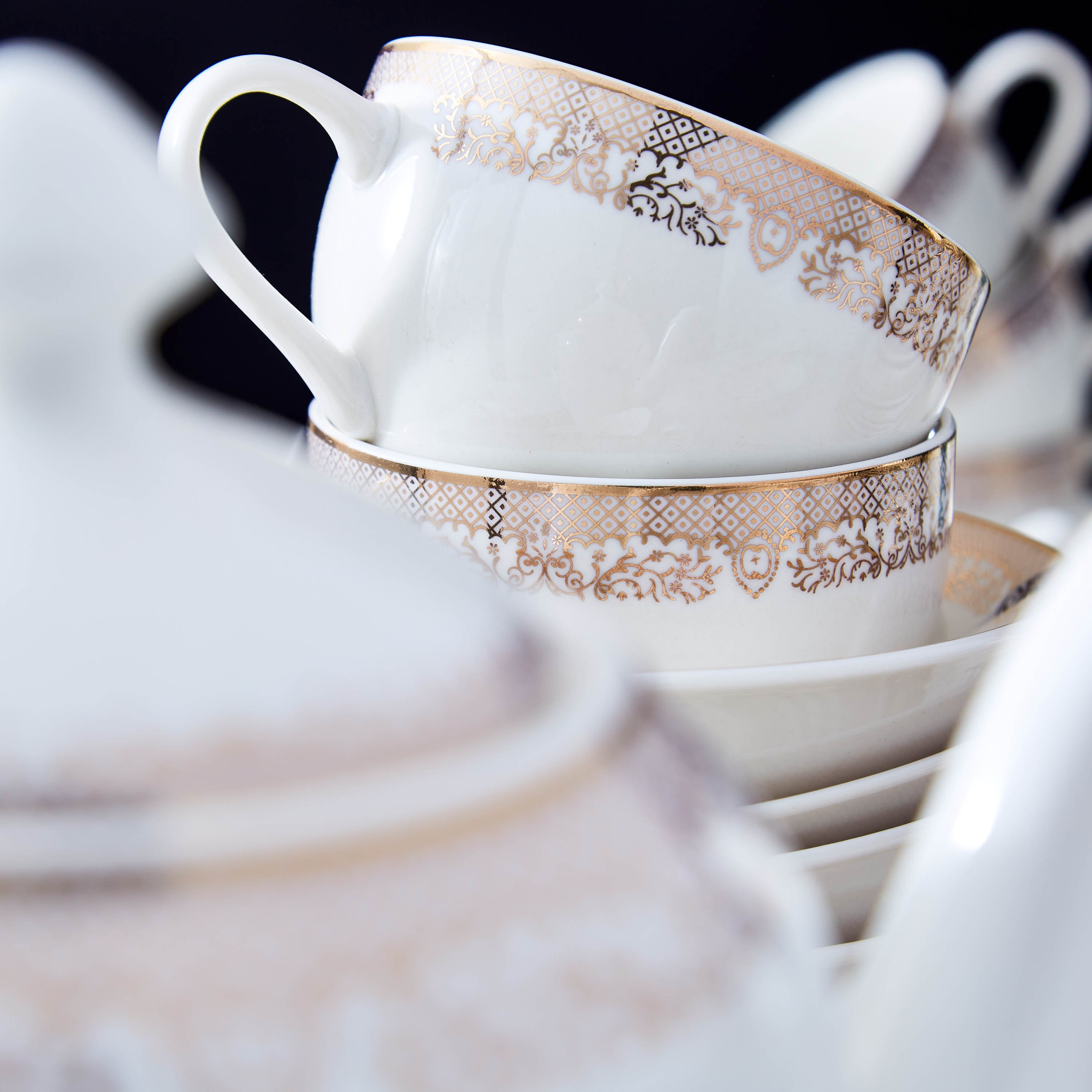 طقم عشاء 47 قطعة من الخزف الصيني جايد من فيست - 8 أشخاص-hbxhomeware-hbxkitchen-image-10