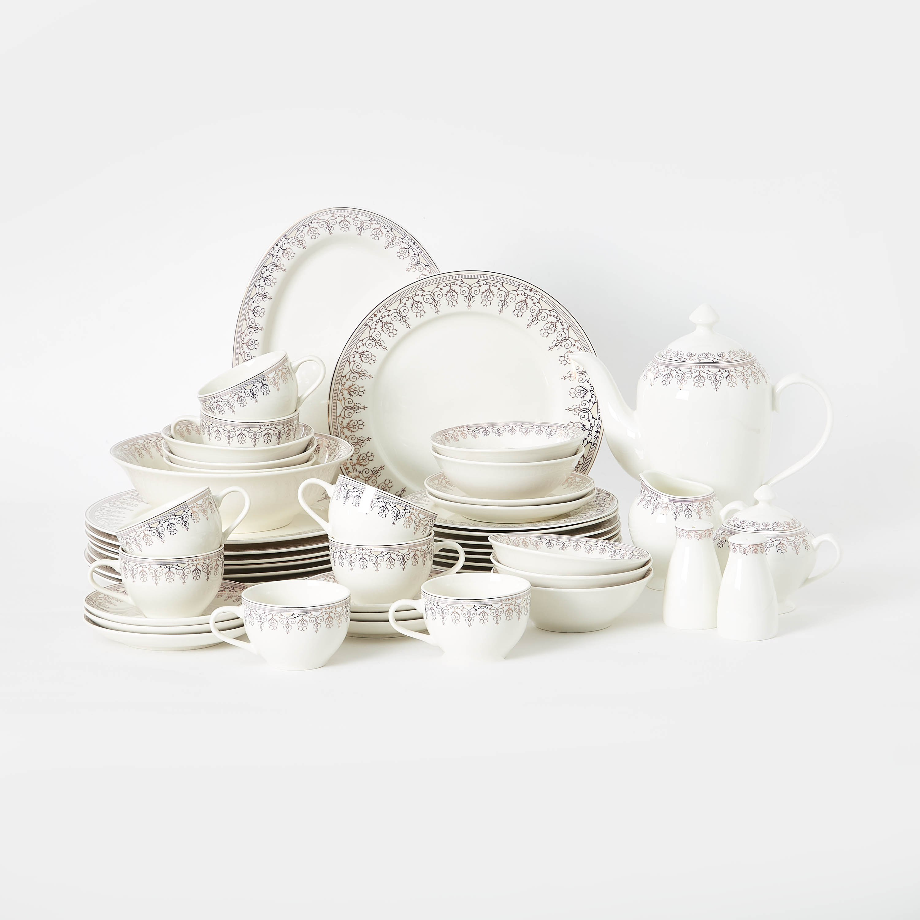 طقم عشاء 47 قطعة من الخزف الصيني ريجينت من فيست - 8 أشخاص-hbxhomeware-hbxkitchen-image-11