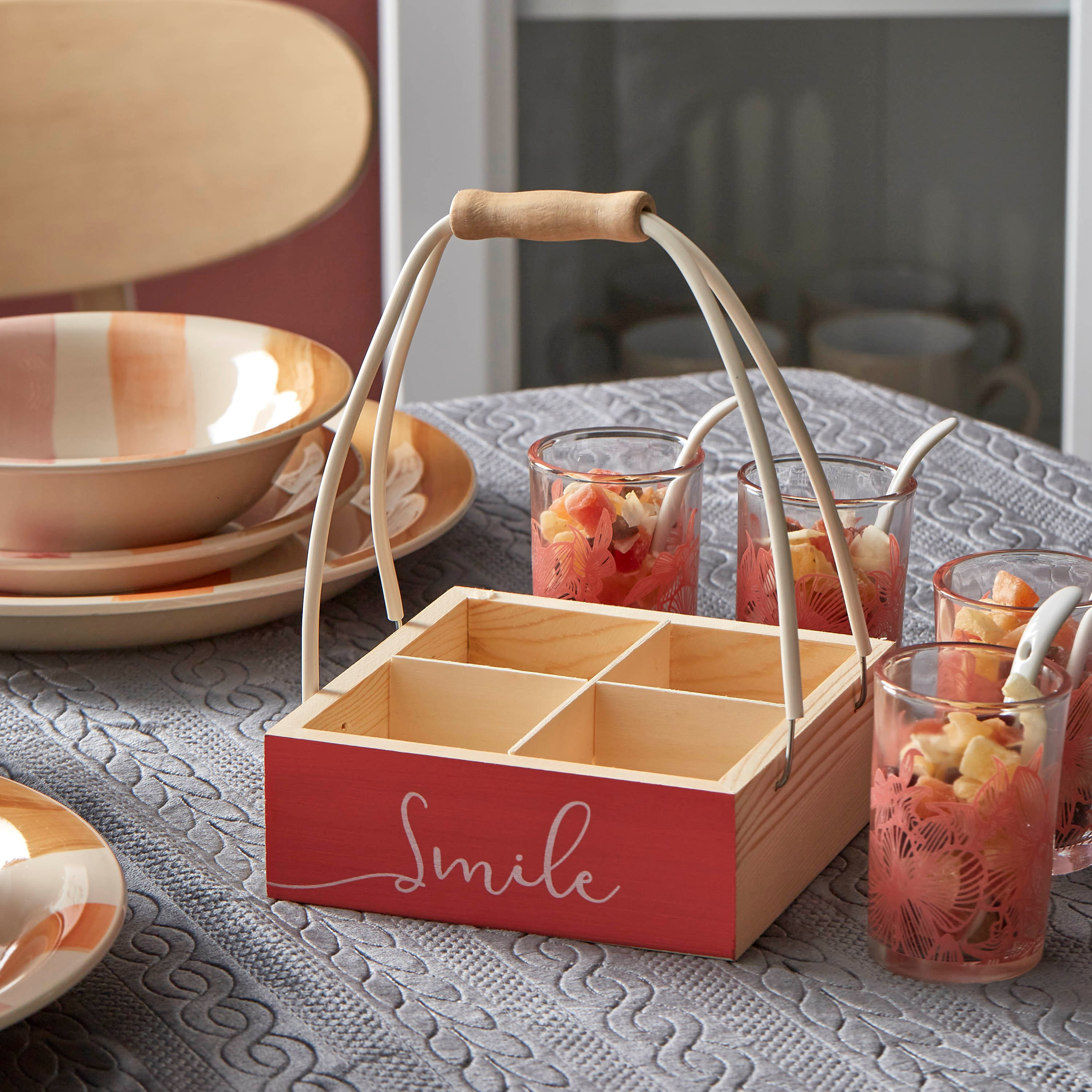 Feast 8-Piece Glass Serving Set with Wooden Stand-hbxdecorandfurnishings-tabletop-serveware-image-3