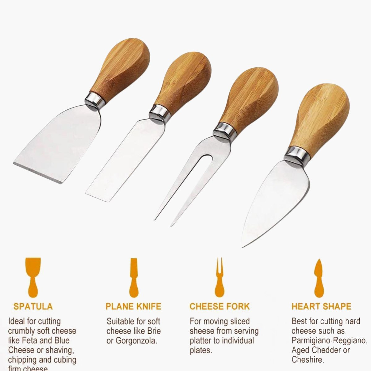 لوح تقديم من الخيزران مع 4 سكاكين من فيست-hbxdecorandfurnishings-tabletop-serveware-image-4
