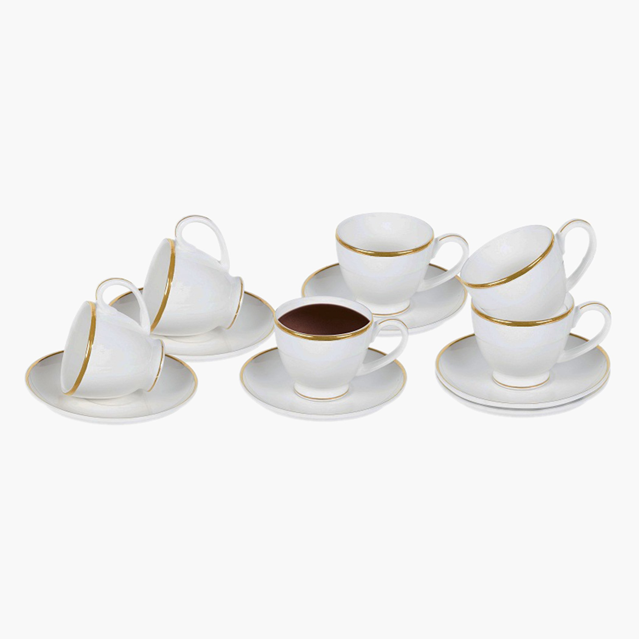 طقم فناجين وصحون 12 قطعة من فيست - 90 مل-hbxhomeware-hbxkitchen-image-1