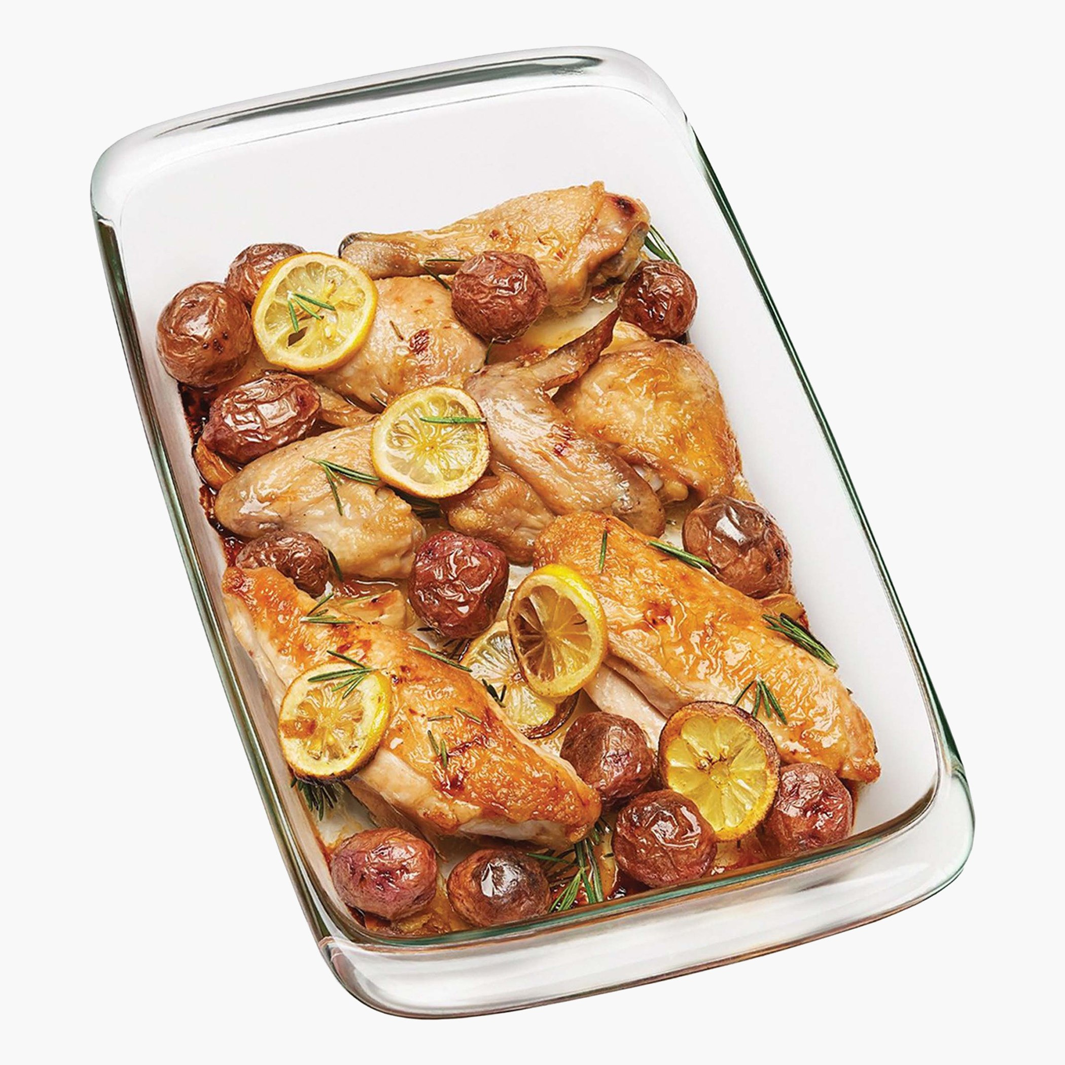 صحن أواني خَبز زجاجي من أميتي - 1.6 لتر-hbxkitchen-bakeware-image-2