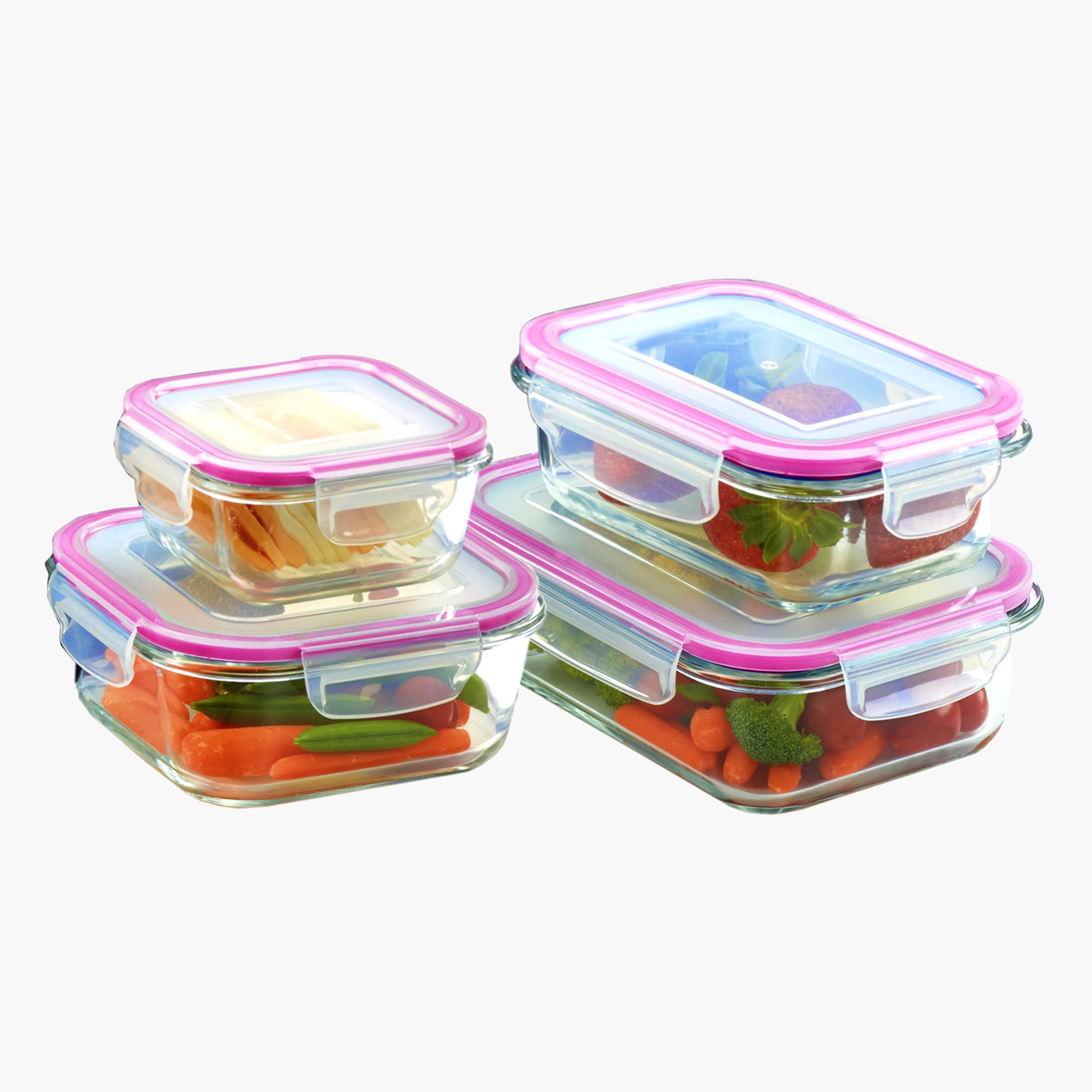 طقم حاويات تخزين طعام زجاجي 4 قطع من آميتي-hbxhomeware-hbxkitchen-image-1