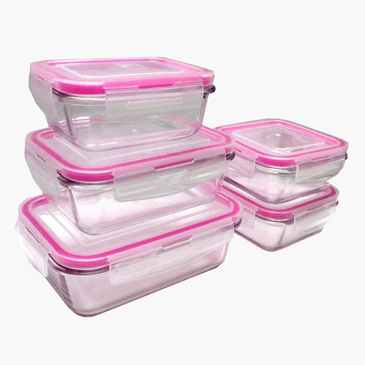 طقم حاويات تخزين طعام زجاجي 5 قطع من آميتي-hbxhomeware-hbxkitchen-image-2