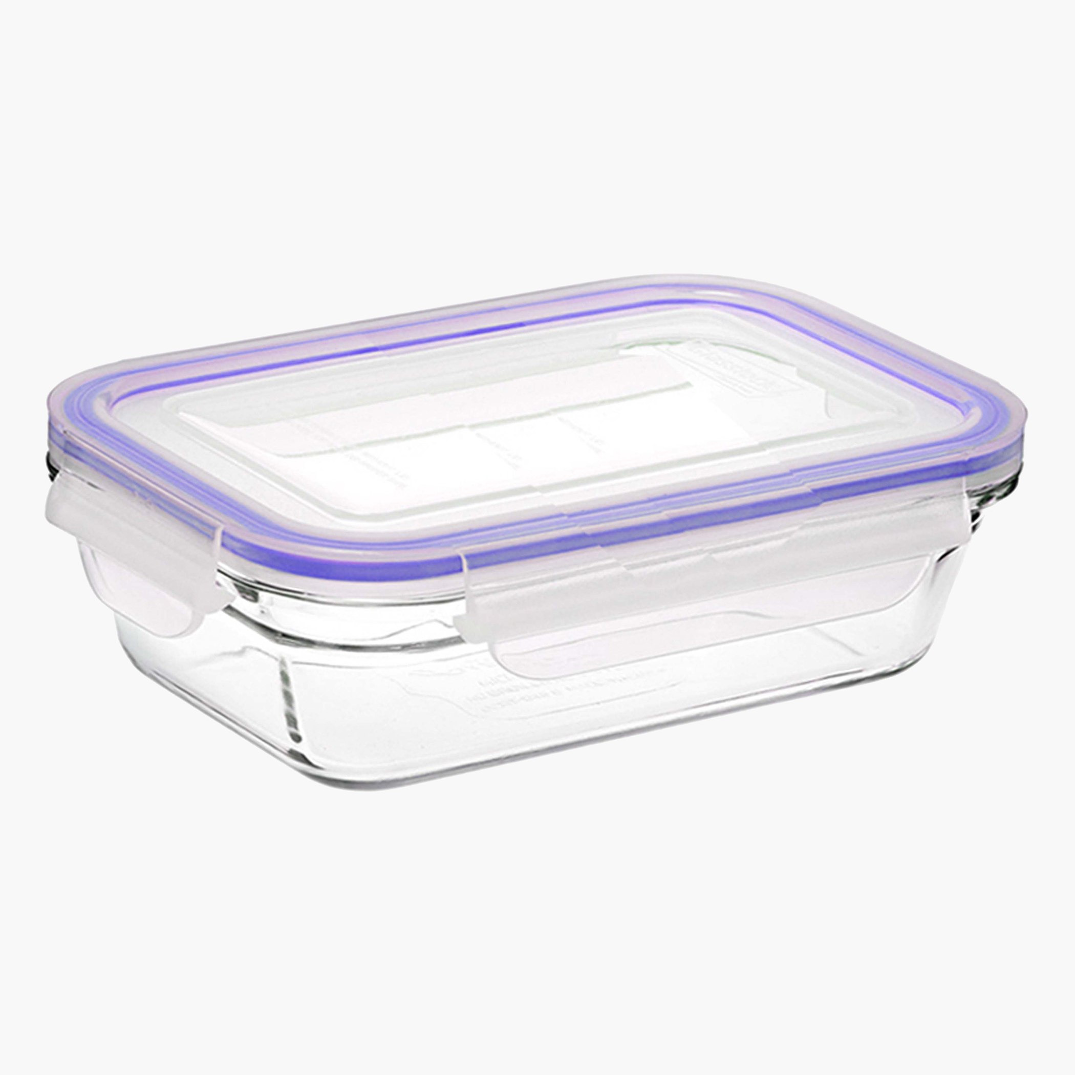 Amity Rectangular Glass Food Storage Container - 400 ml-hbxhomeware-hbxkitchen-image-1