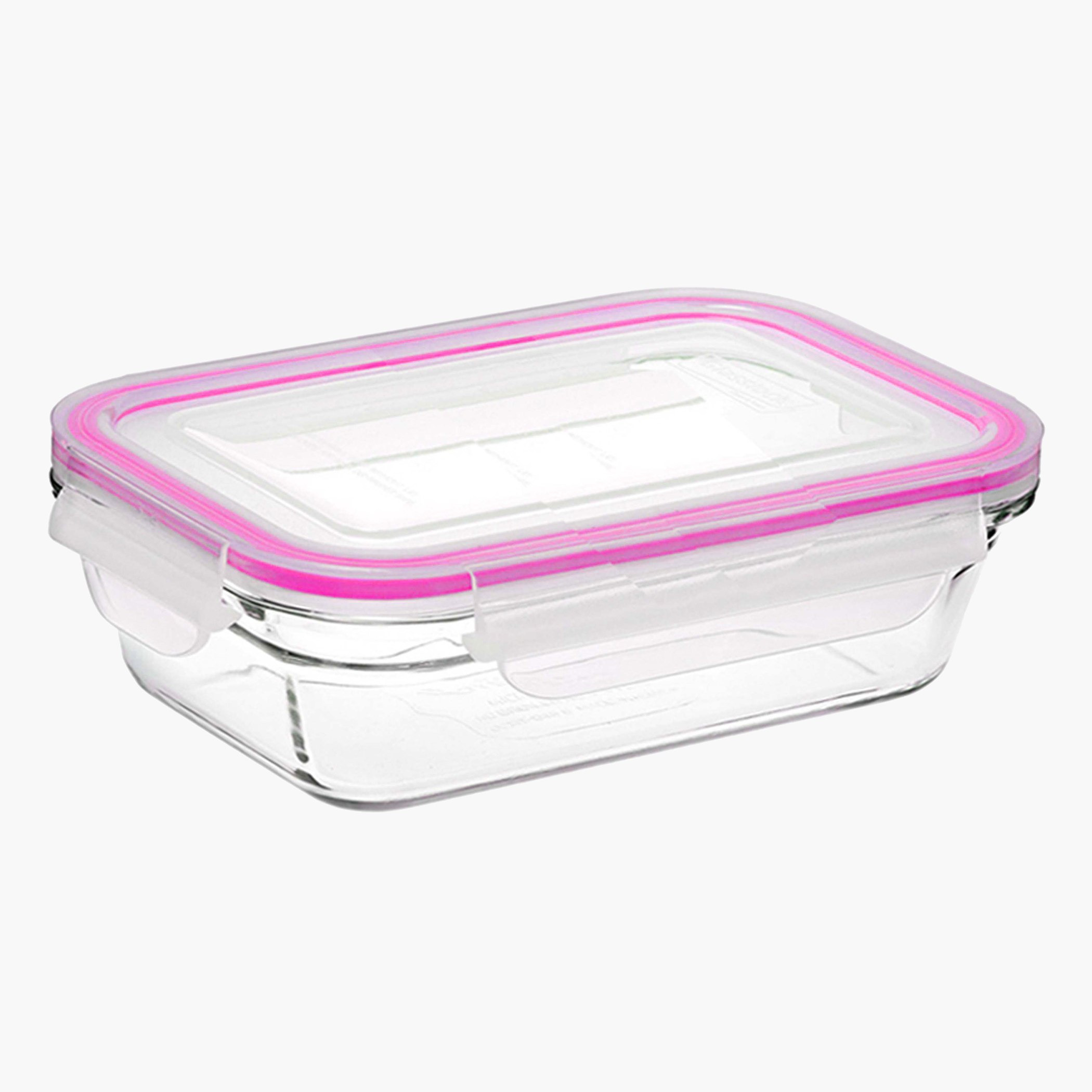 Amity Rectangular Glass Food Storage Container - 400 ml-hbxhomeware-hbxkitchen-image-1