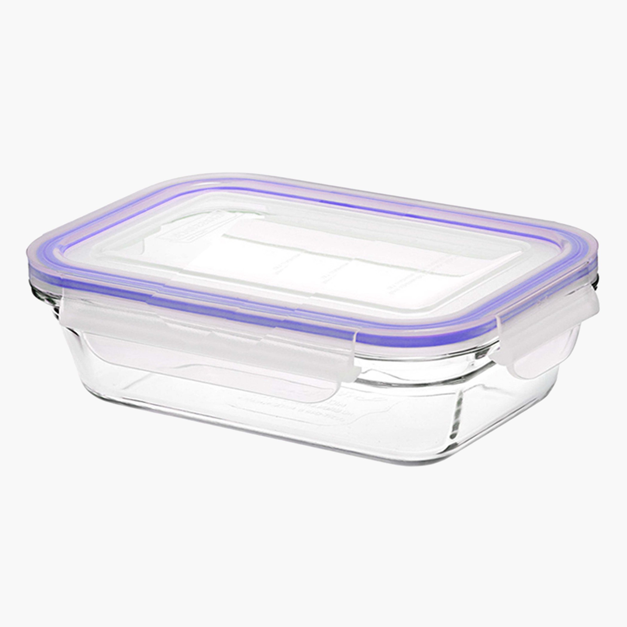 Amity Rectangular Glass Food Storage Container - 600 ml-hbxhomeware-hbxkitchen-image-1
