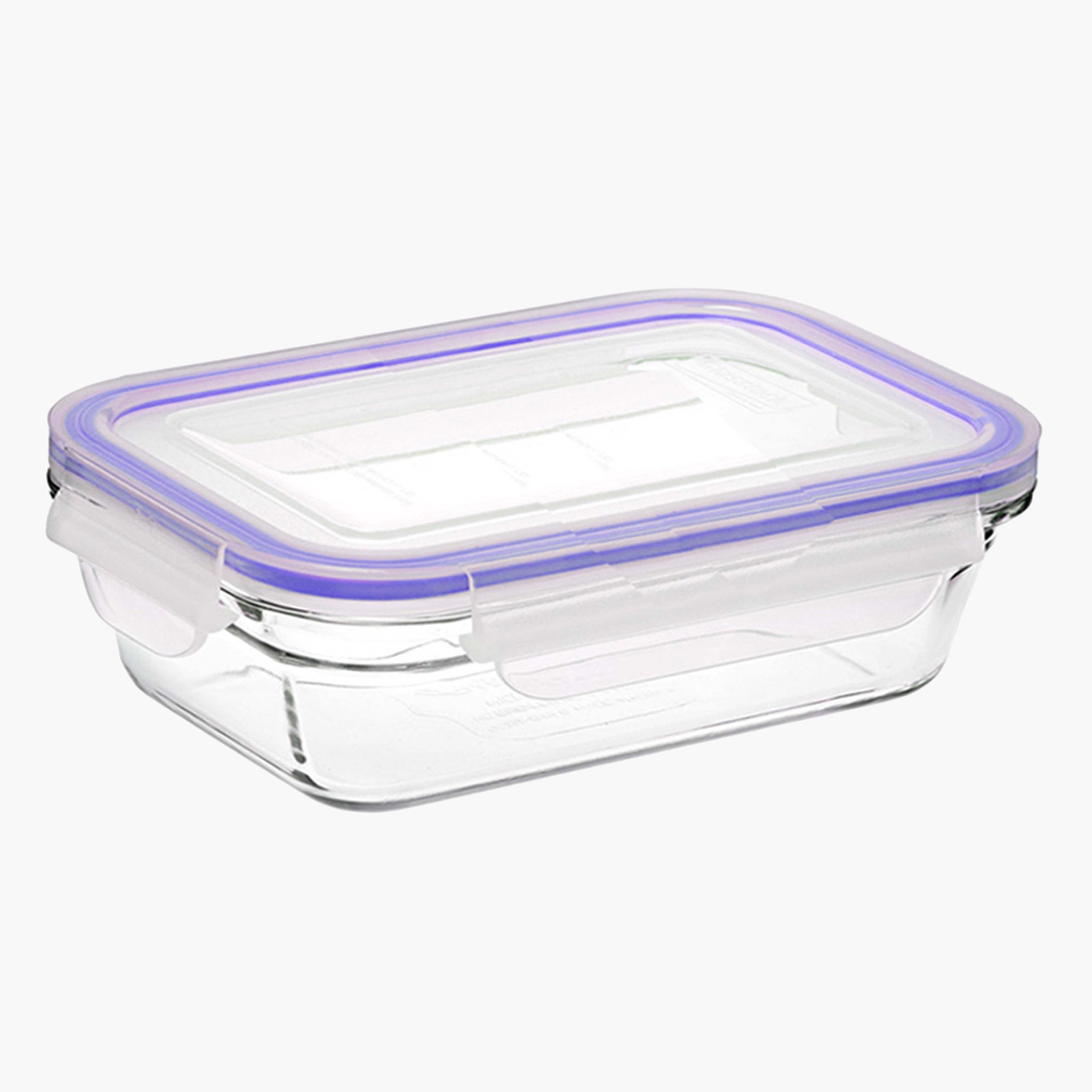 Amity Rectangular Glass Food Storage Container - 1 L-hbxhomeware-hbxkitchen-image-1