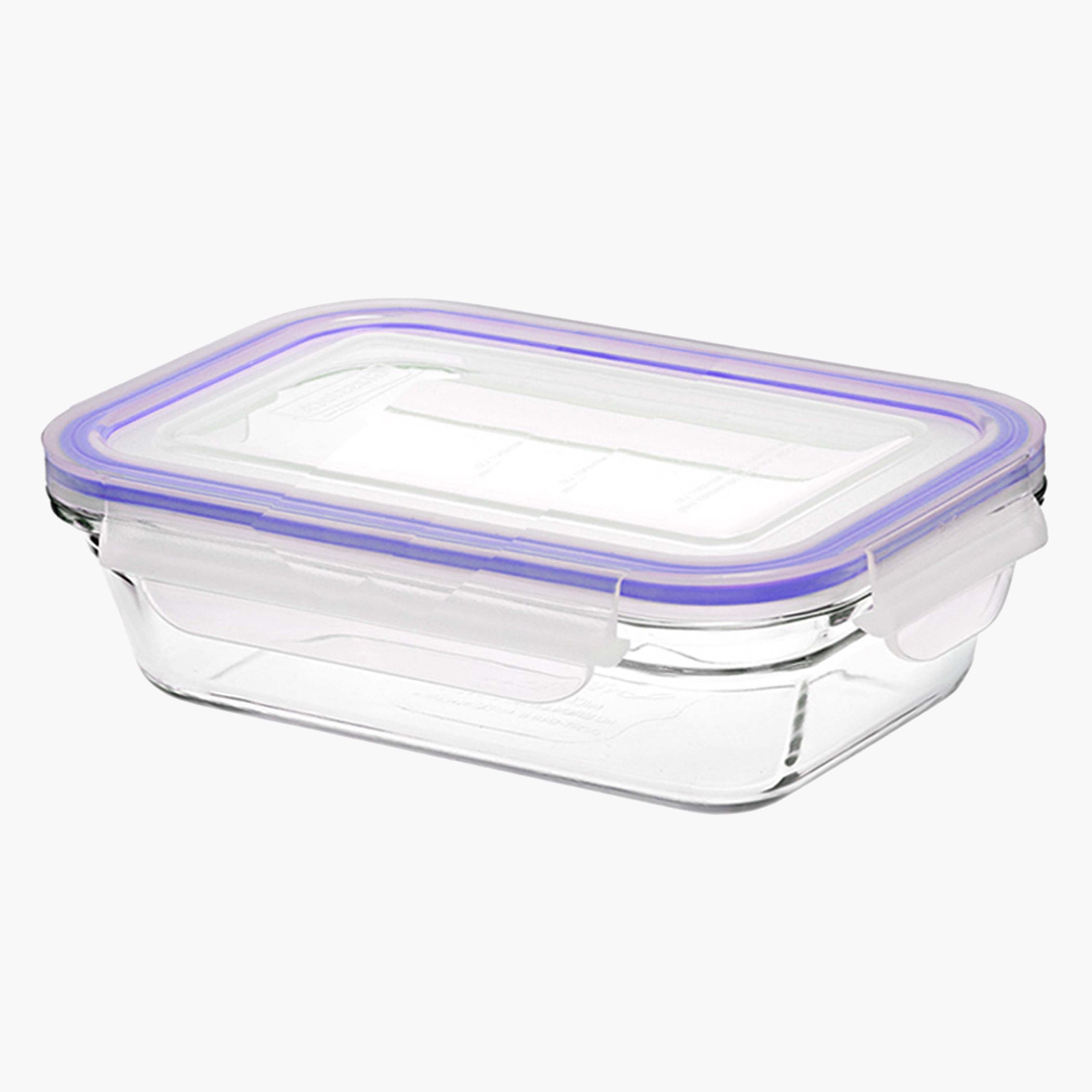 Amity Rectangular Glass Food Storage Container - 1 L-hbxhomeware-hbxkitchen-image-2