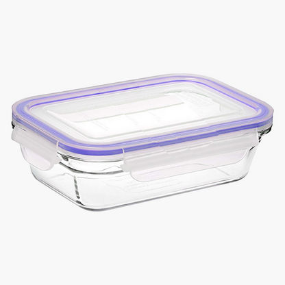 Amity Rectangular Glass Food Storage Container - 1.55 L-Containers & Jars-image-1