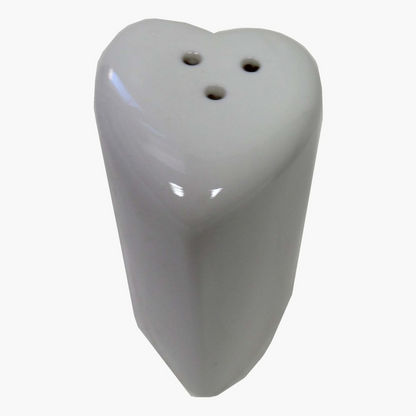 Amity Heart Shaped Ceramic Salt and Pepper Set