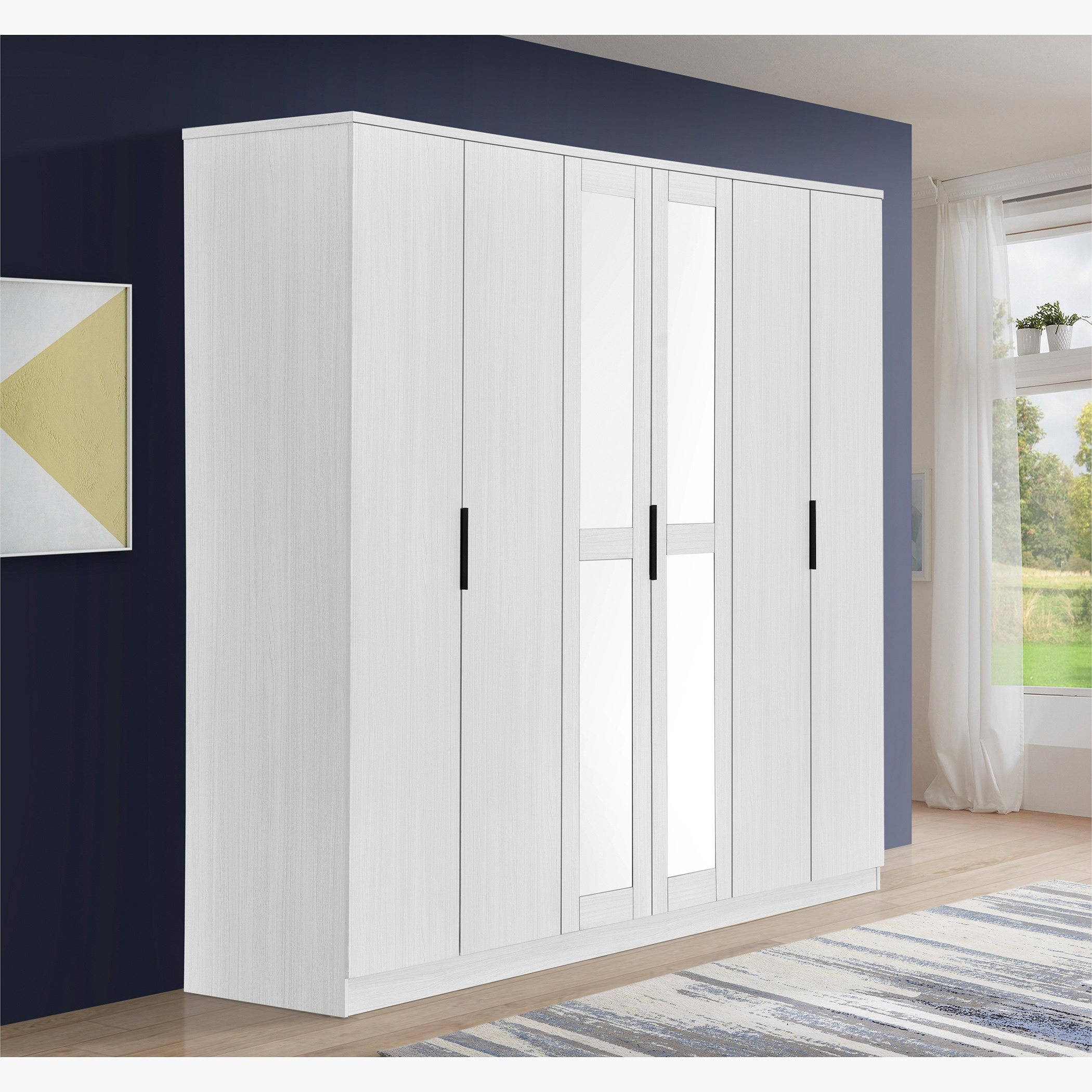 خزانة ملابس بـ6 أبواب من برينستون-hbxfurniture-wardrobes-image-1