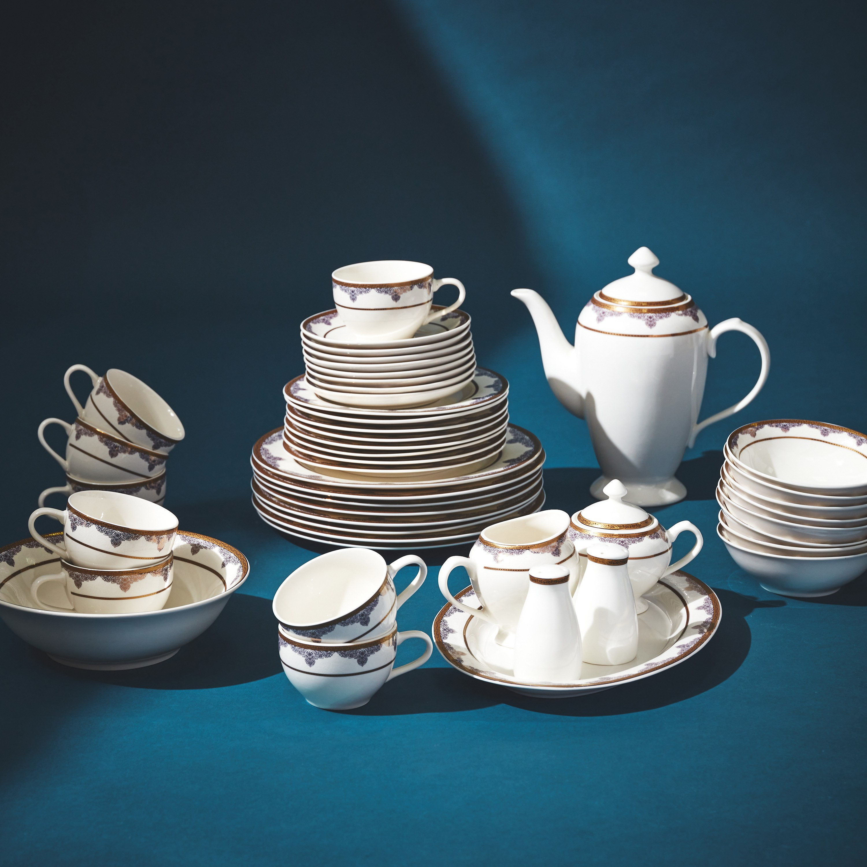 طقم عشاء من الخزف الصيني 47 قطعة من فيست سافانا-hbxhomeware-hbxkitchen-image-2