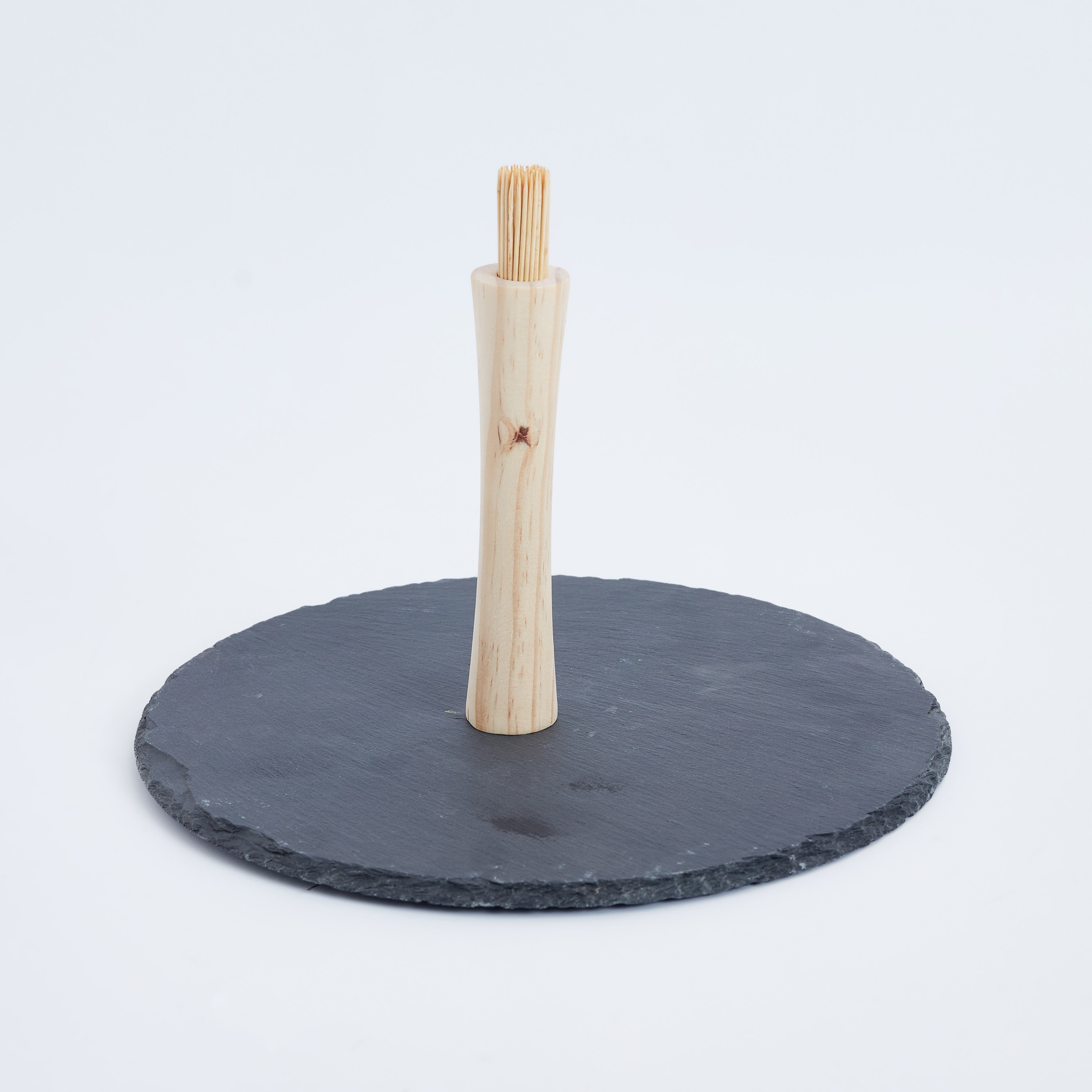 لوح تقديم مستدير بمقبض خشبي من فيست - 30 سم-hbxdecorandfurnishings-tabletop-serveware-image-6