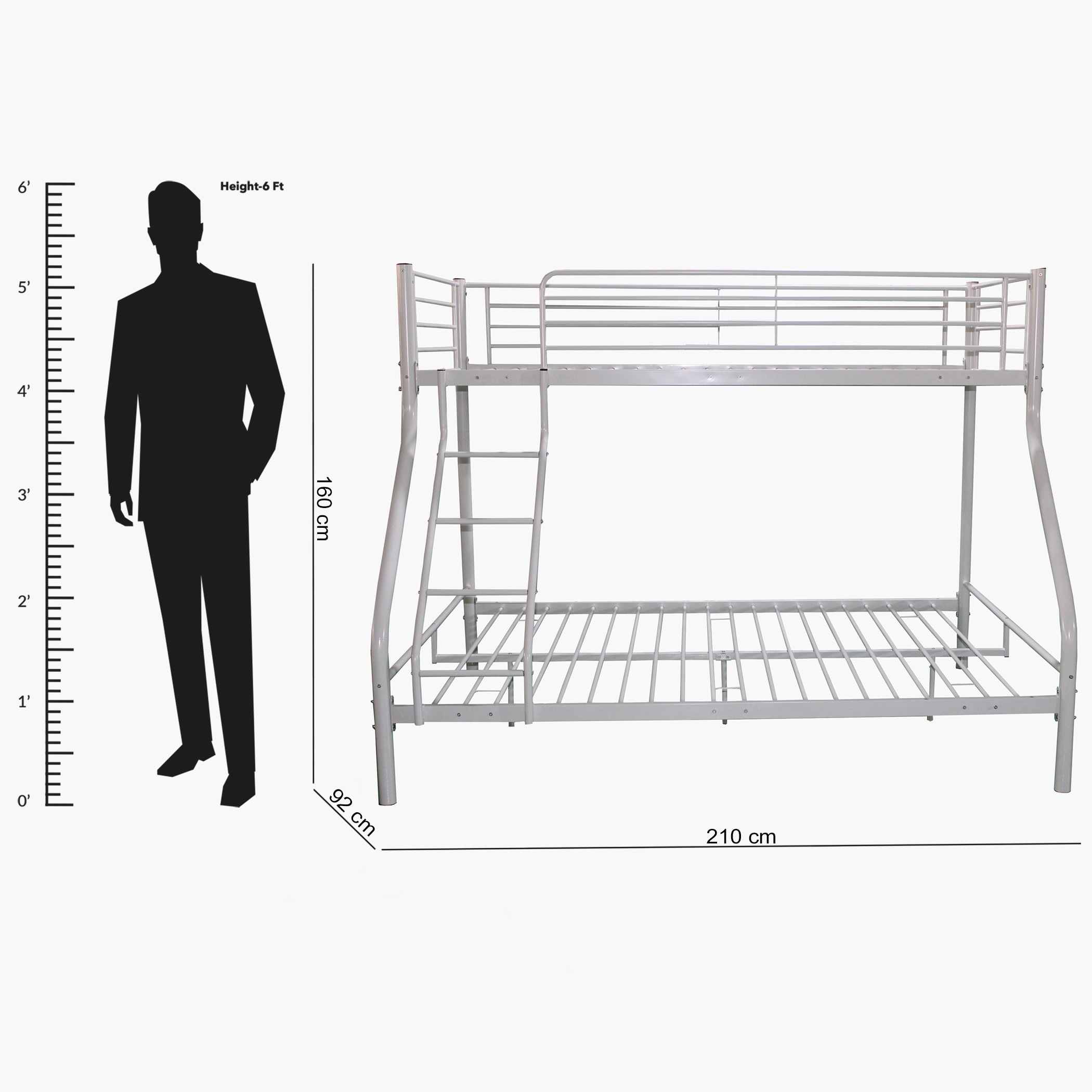 Movo Vanilla Twin Bunk Bed - 90x200 and 140x200 cm-PROMO_HB_KSA_HBX10_190925-image-9
