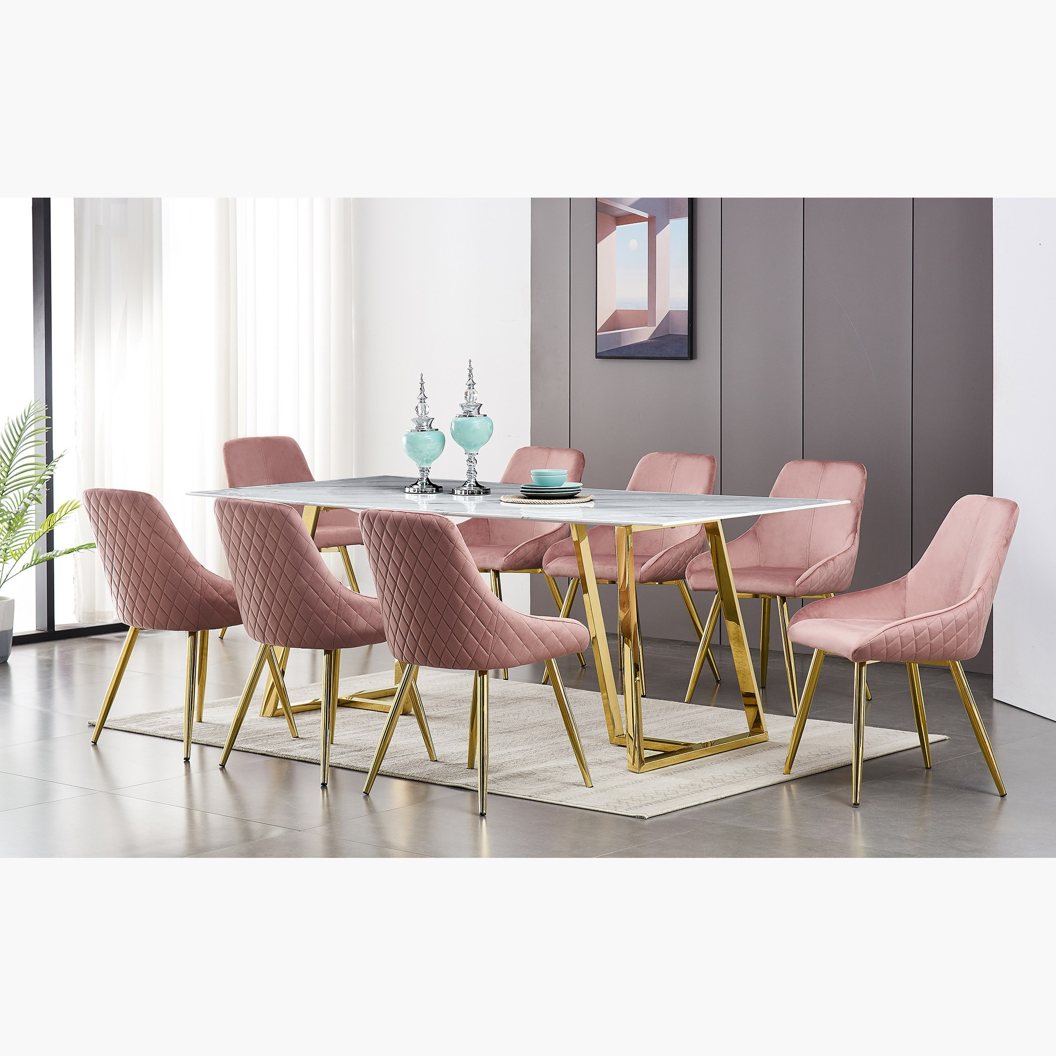 طقم سفرة 8 مقاعد من ريجانو-hbxfurniture-diningtablesandsets-diningsets-eightseater-image-3