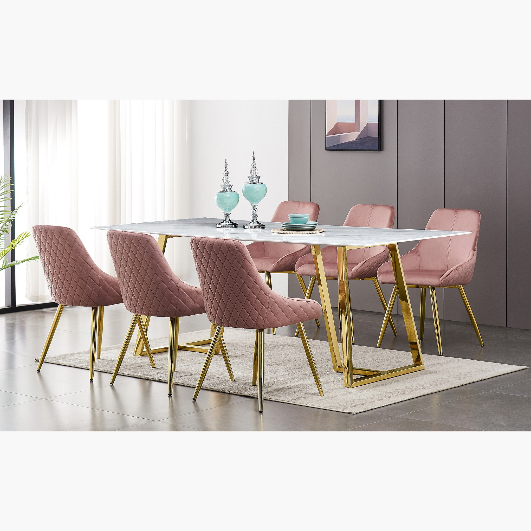 طقم سفرة 6 مقاعد من ريجانو-hbxfurniture-diningtablesandsets-diningsets-sixseater-image-3