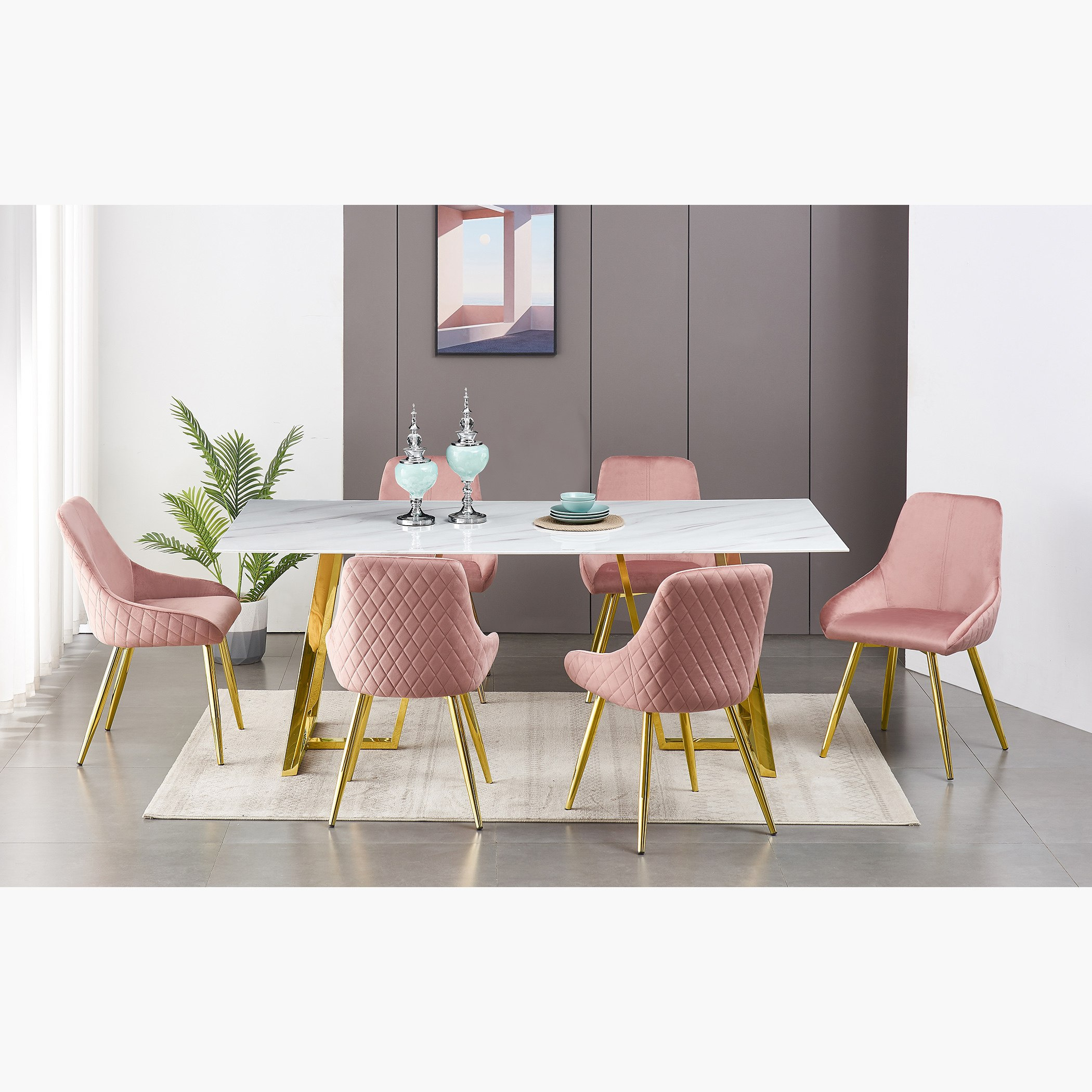 طقم سفرة 6 مقاعد من ريجانو-hbxfurniture-diningtablesandsets-diningsets-sixseater-image-4