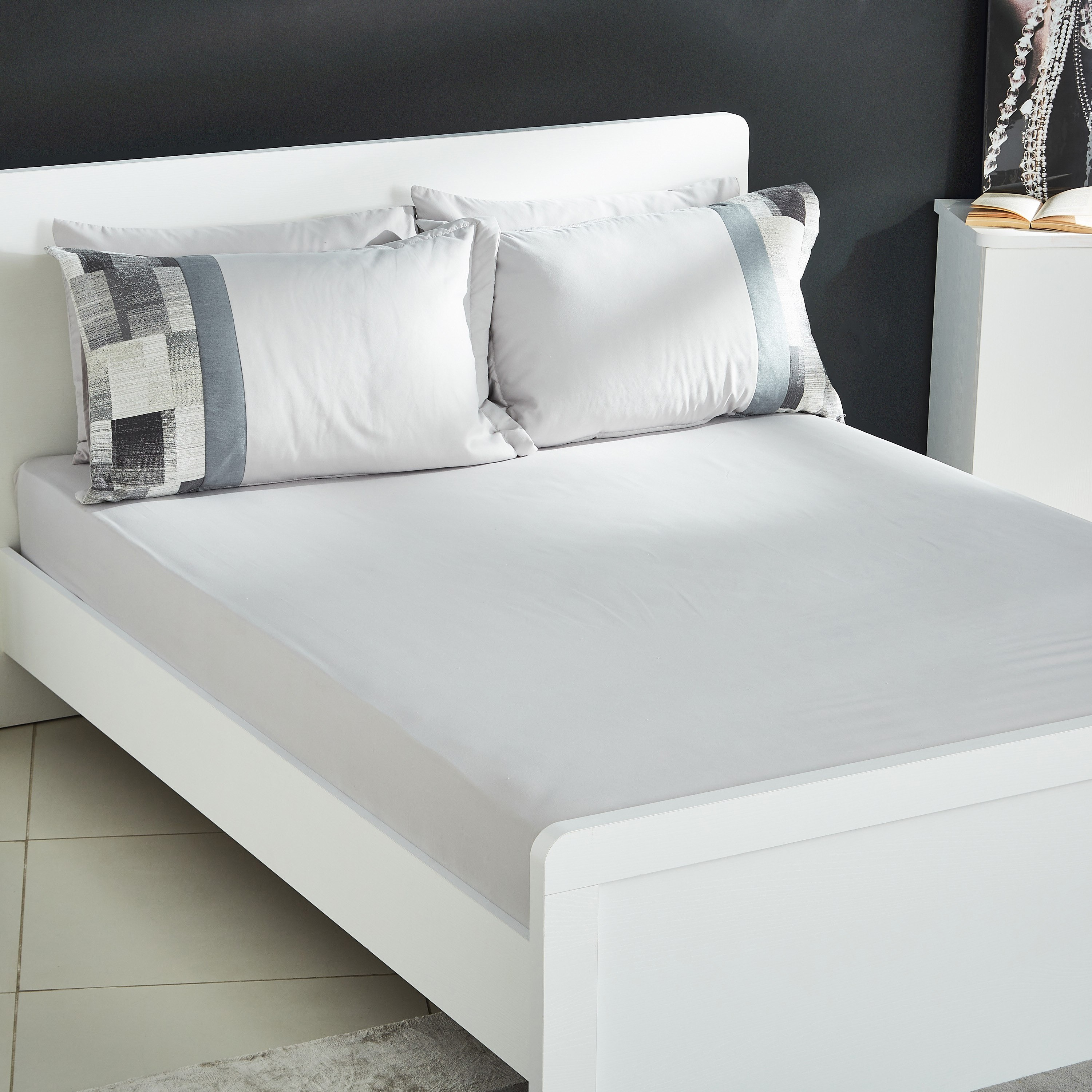 طقم مفروشات سرير كينج بطبعات جاكار 10 قطع من نولان - 220x240 سم-hbxhomeware-bedding-bedinabag-image-4