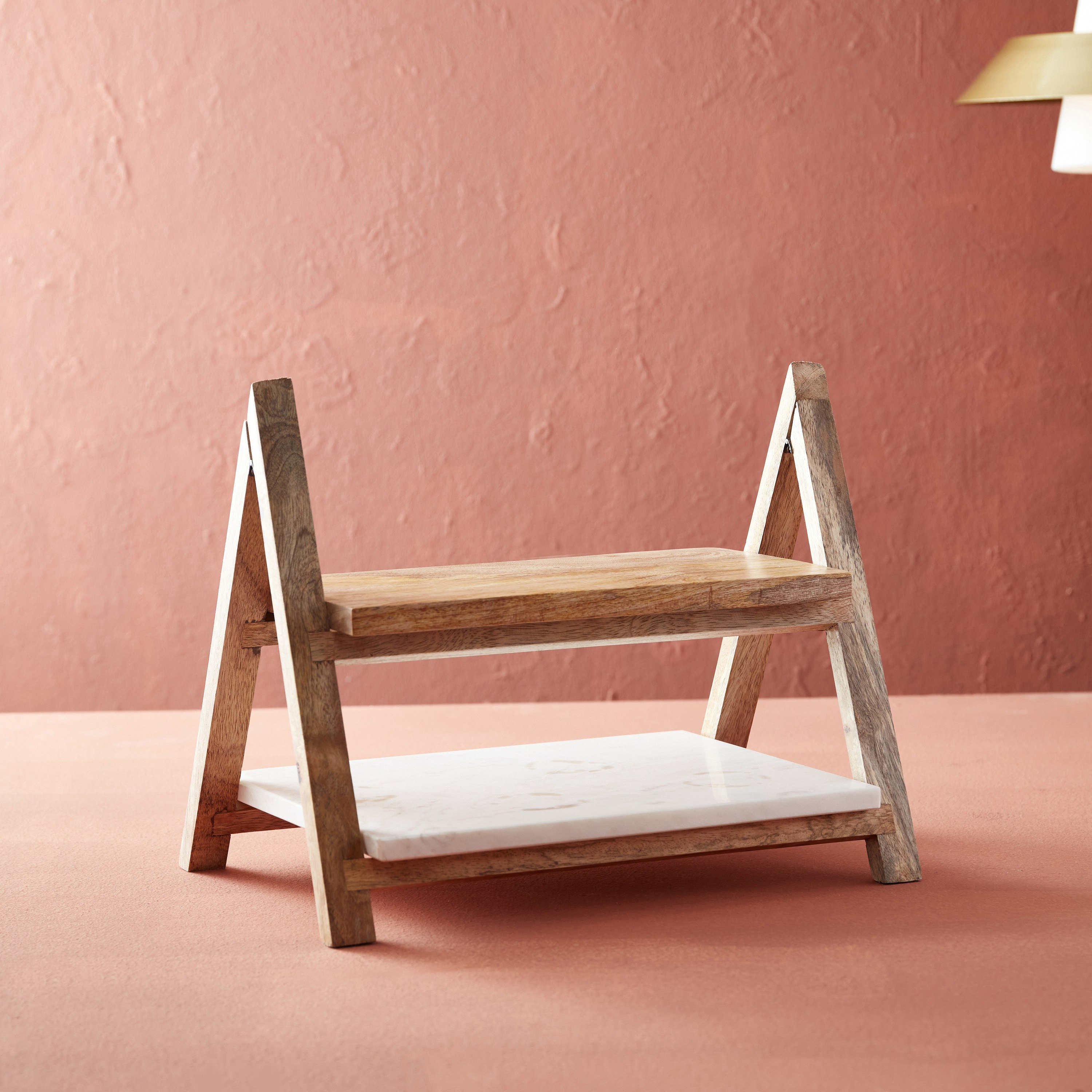 لوح تقديم رخام مستطيلي طابقين بحامل خشبي من بلانكا-hbxdecorandfurnishings-tabletop-serveware-image-2