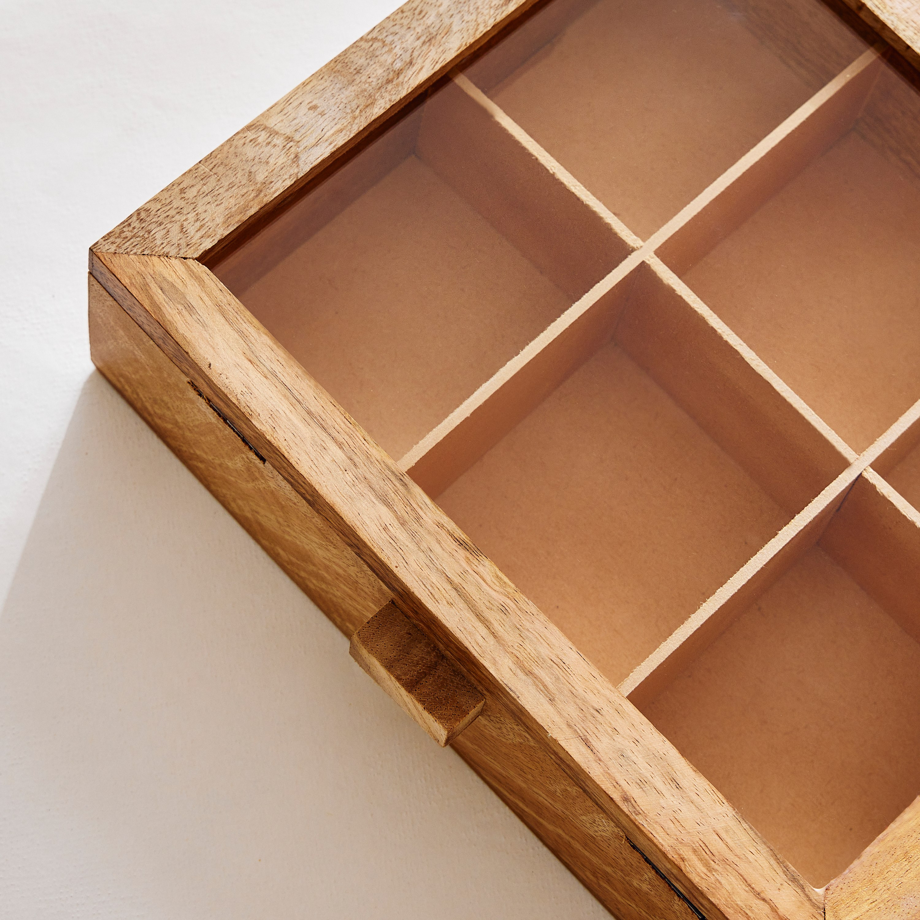 حامل أكياس شاي خشبي من 6 حجرات - 24x10.5x6.5 سم-hbxhomeware-hbxkitchen-image-3
