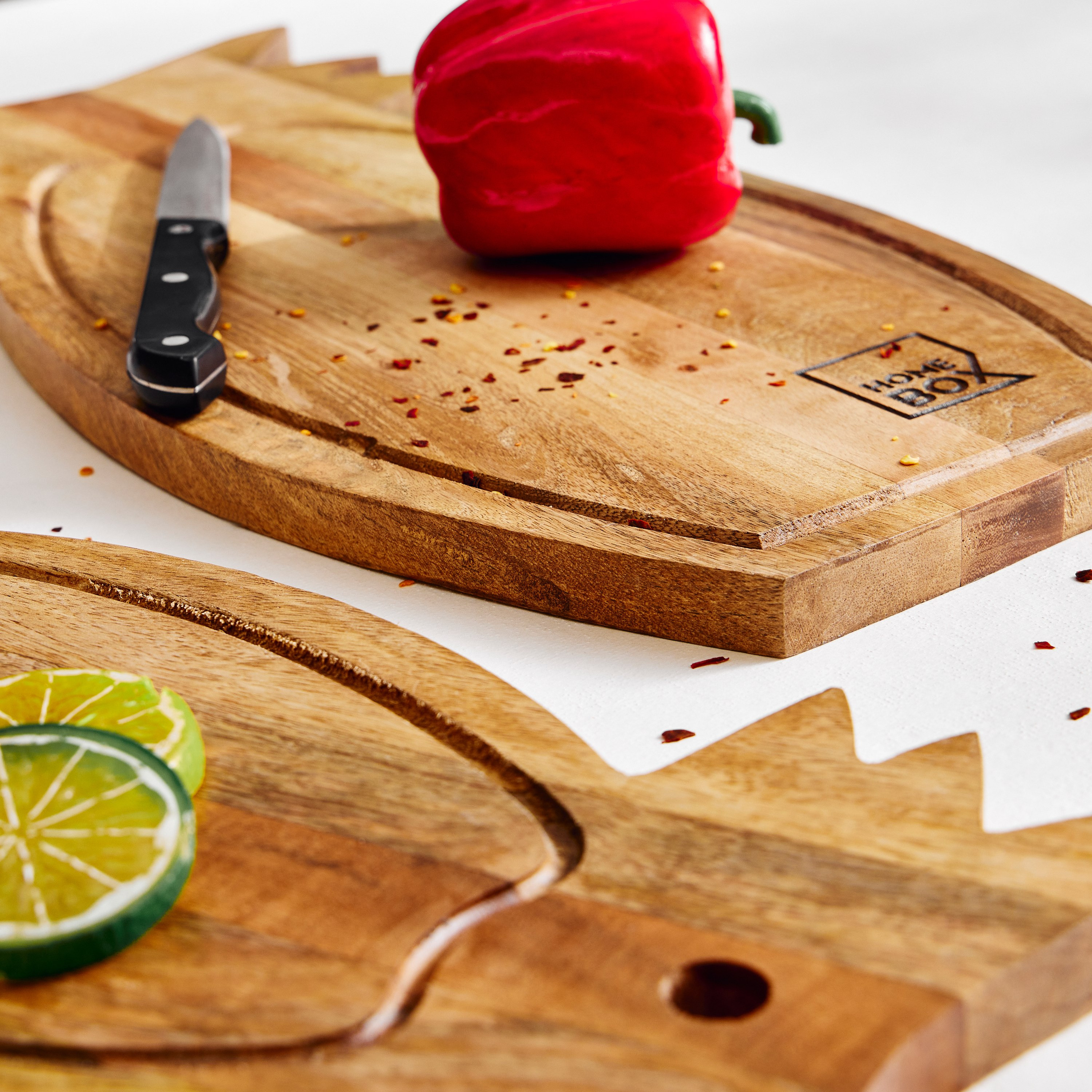لوح تقطيع خشبي على شكل أناناس - 45x20x1 سم-hbxkitchen-kitchenware-choppingboards-image-5