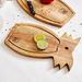 Pineapple Shaped Wooden Chopping Board - 30x19x1 cm-Chopping Boards-thumbnail-1