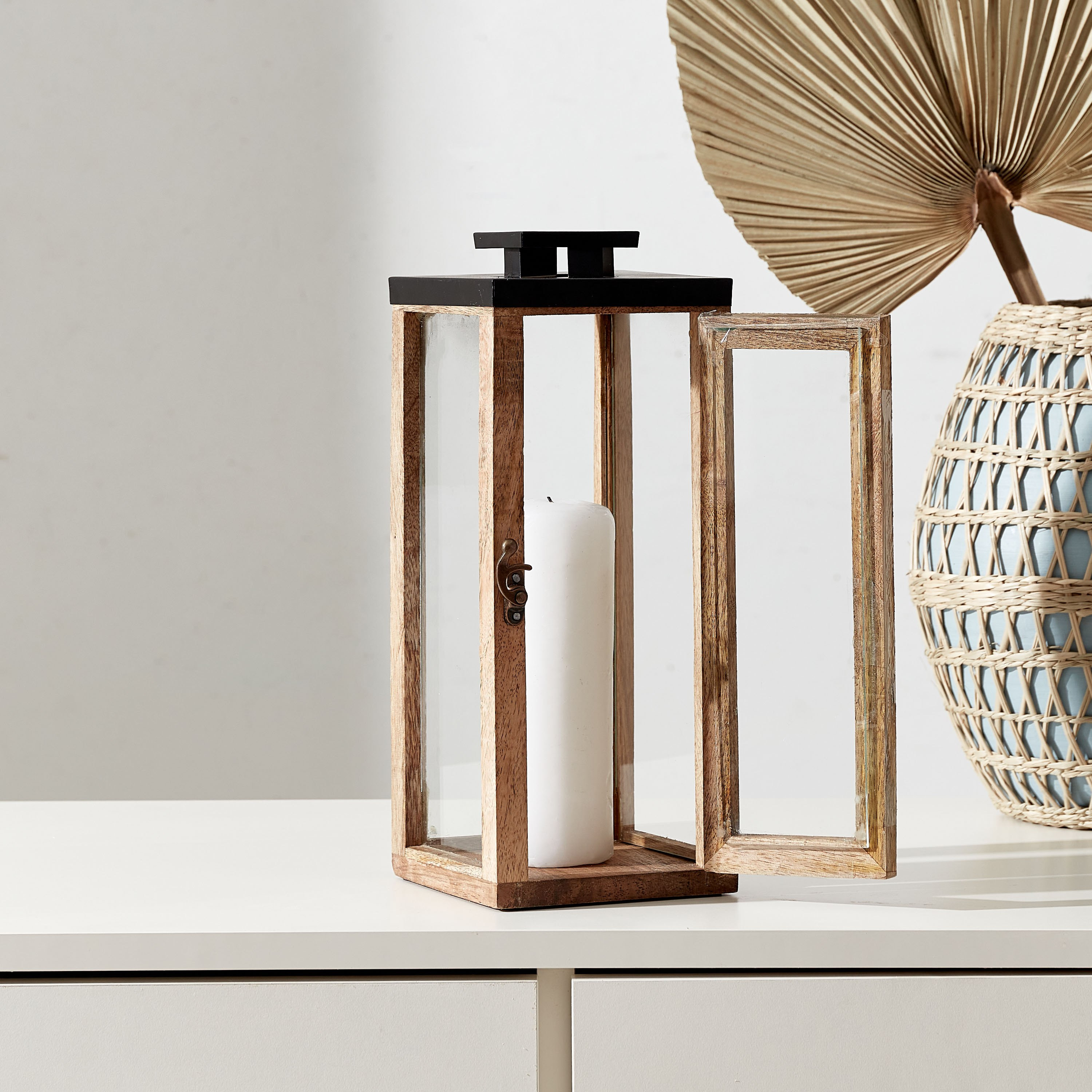 Zayn Wood Lantern - 30.5x12.5x12.5 cm-PROMO_HB_AE_B1G1_250925-image-2