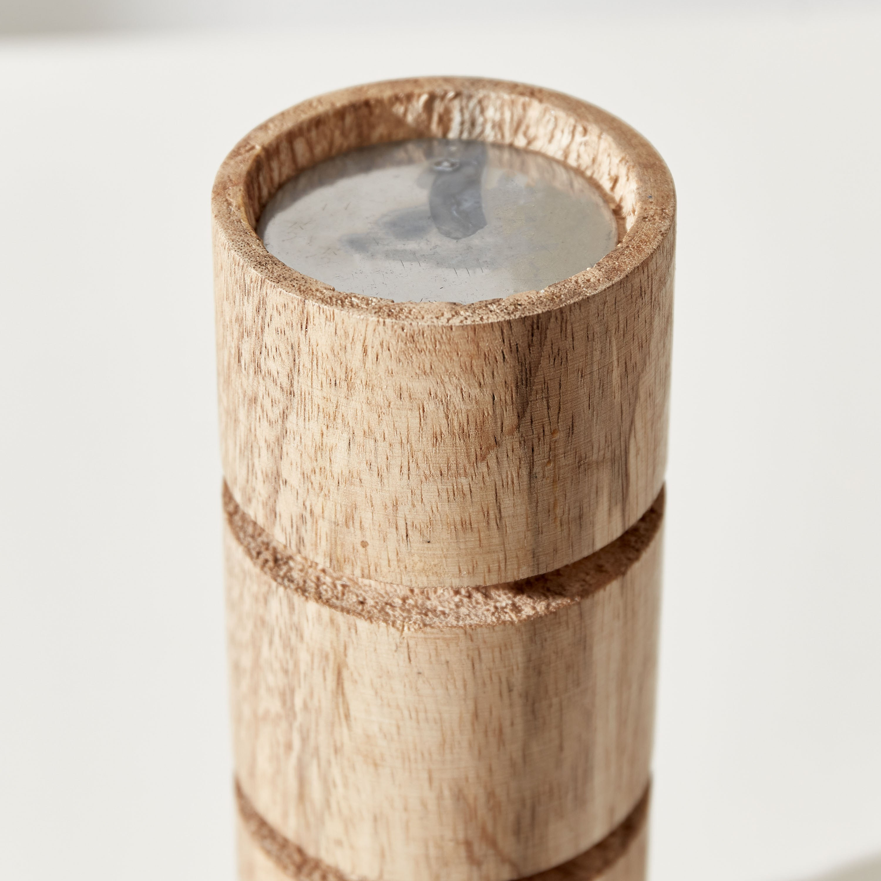 Zayn Wood Layer Tall Candleholder - 6x20 cm-hbxlivingroom-decorandaccessories-candleholders-image-3