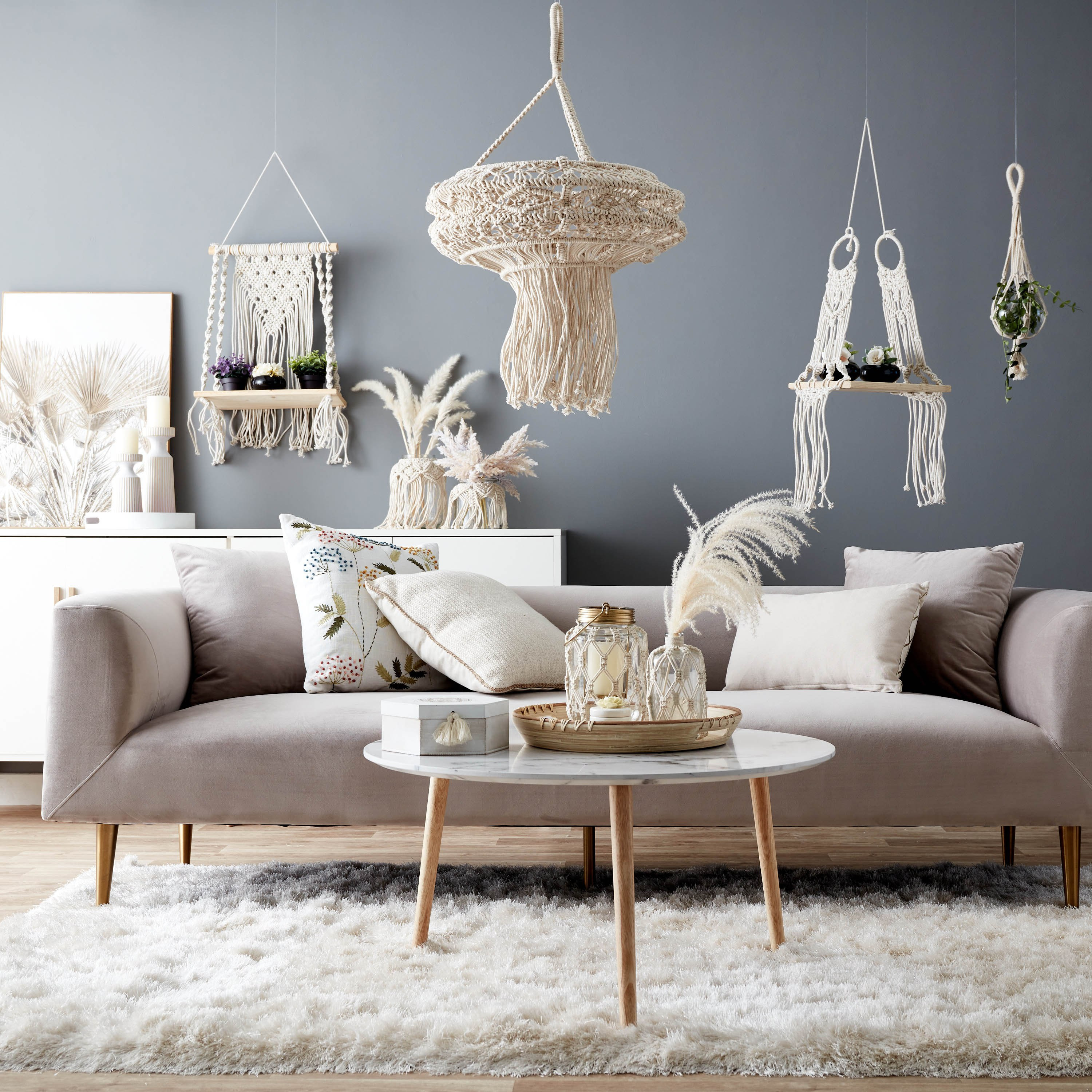 مزهريّة زجاجيّة من بوهو - 10x10x20 سم-hbxbedroom-decorandaccessories-vases-image-5