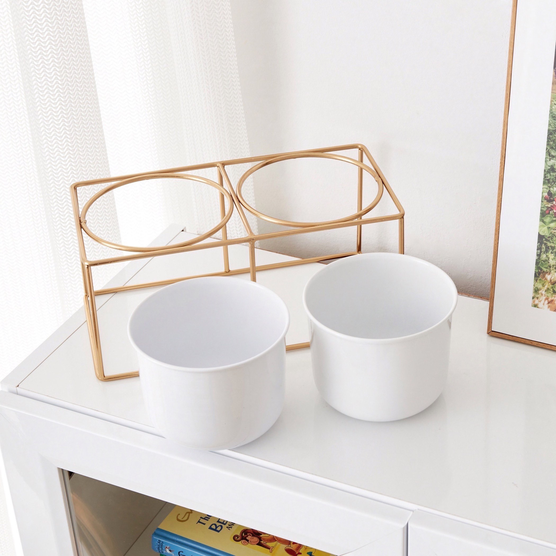 إناء زرع مزدوج معدني وملتوي بحامل من سي سي-hbxhomeware-hbxdecorandfurnishings-image-3