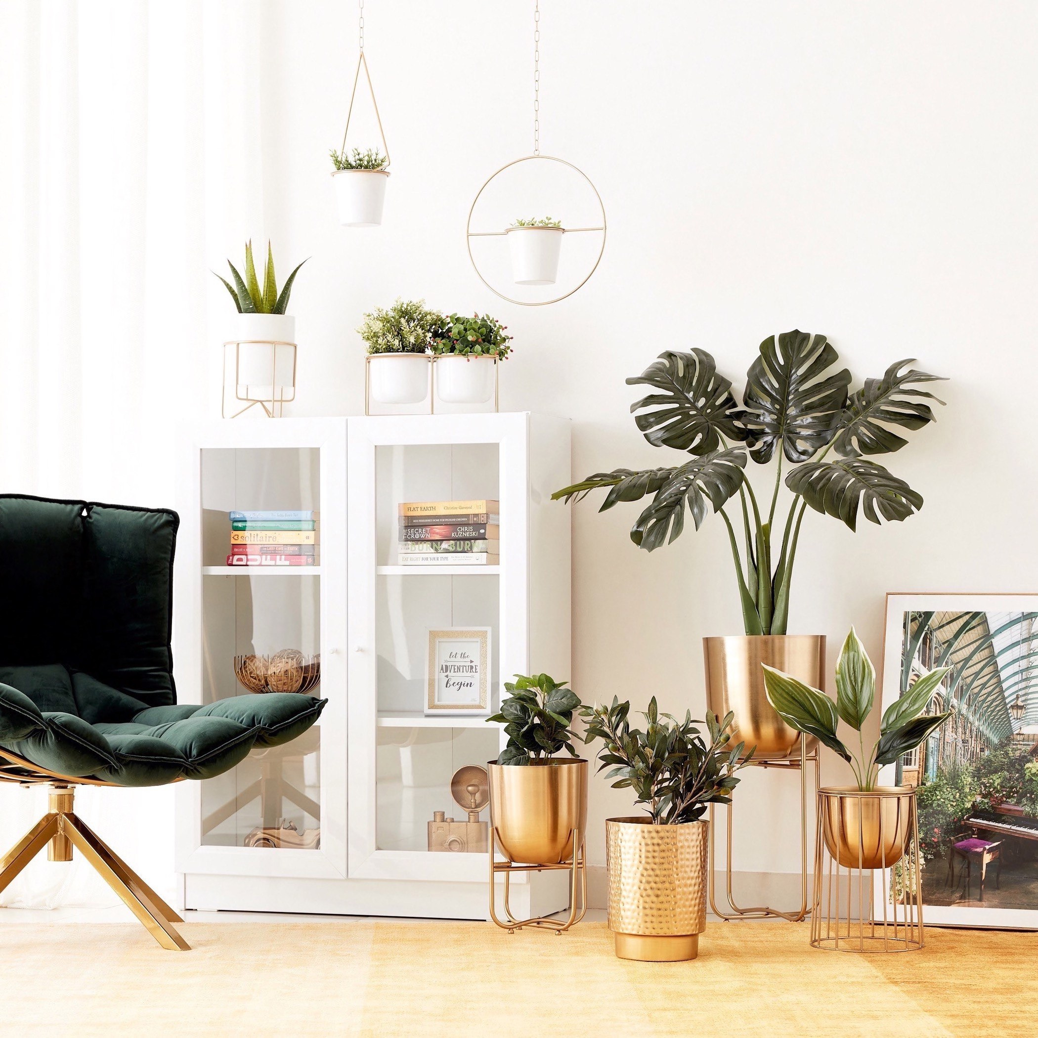 إناء زرع مزدوج معدني وملتوي بحامل من سي سي-hbxhomeware-hbxdecorandfurnishings-image-5