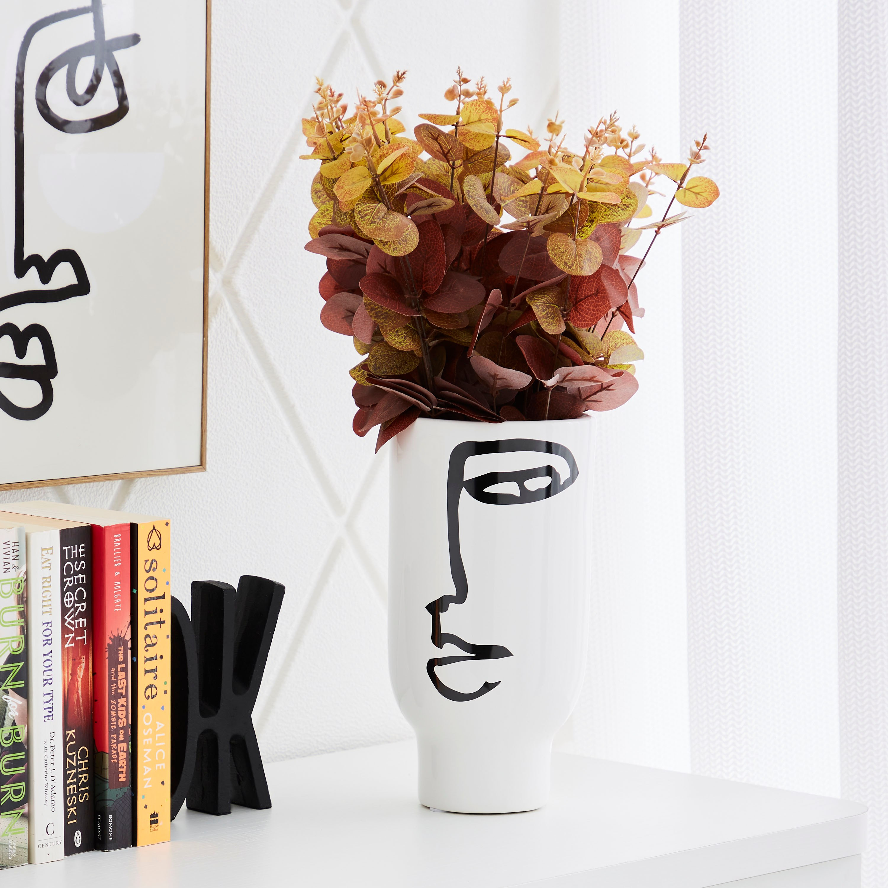 مزهرية سيراميك من سكايلر - 13 × 13 × 25 سم-hbxbedroom-decorandaccessories-vases-image-1