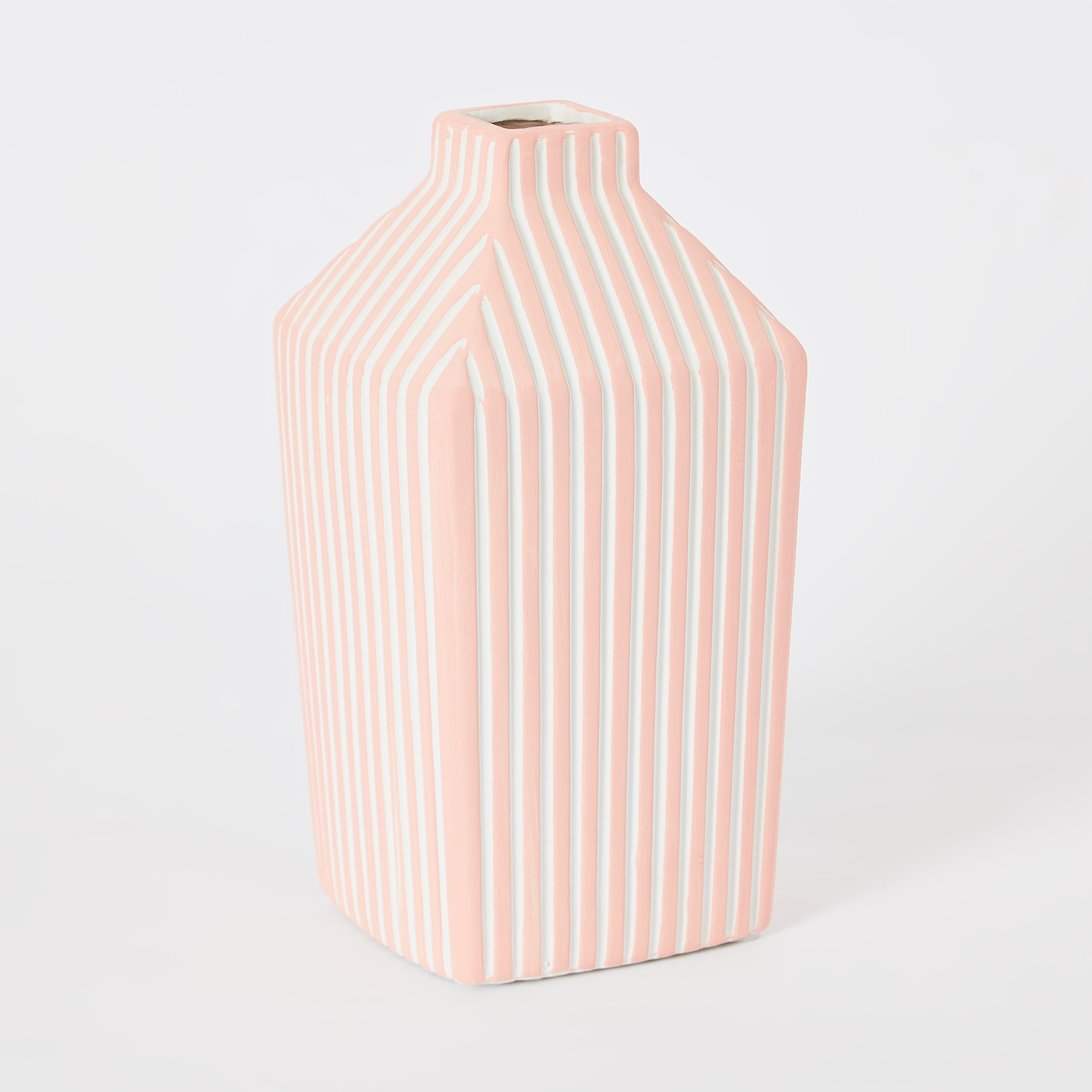 مزهرية سيراميك هندسية من سكايلار - 14x14x25 سم-hbxbedroom-decorandaccessories-vases-image-5