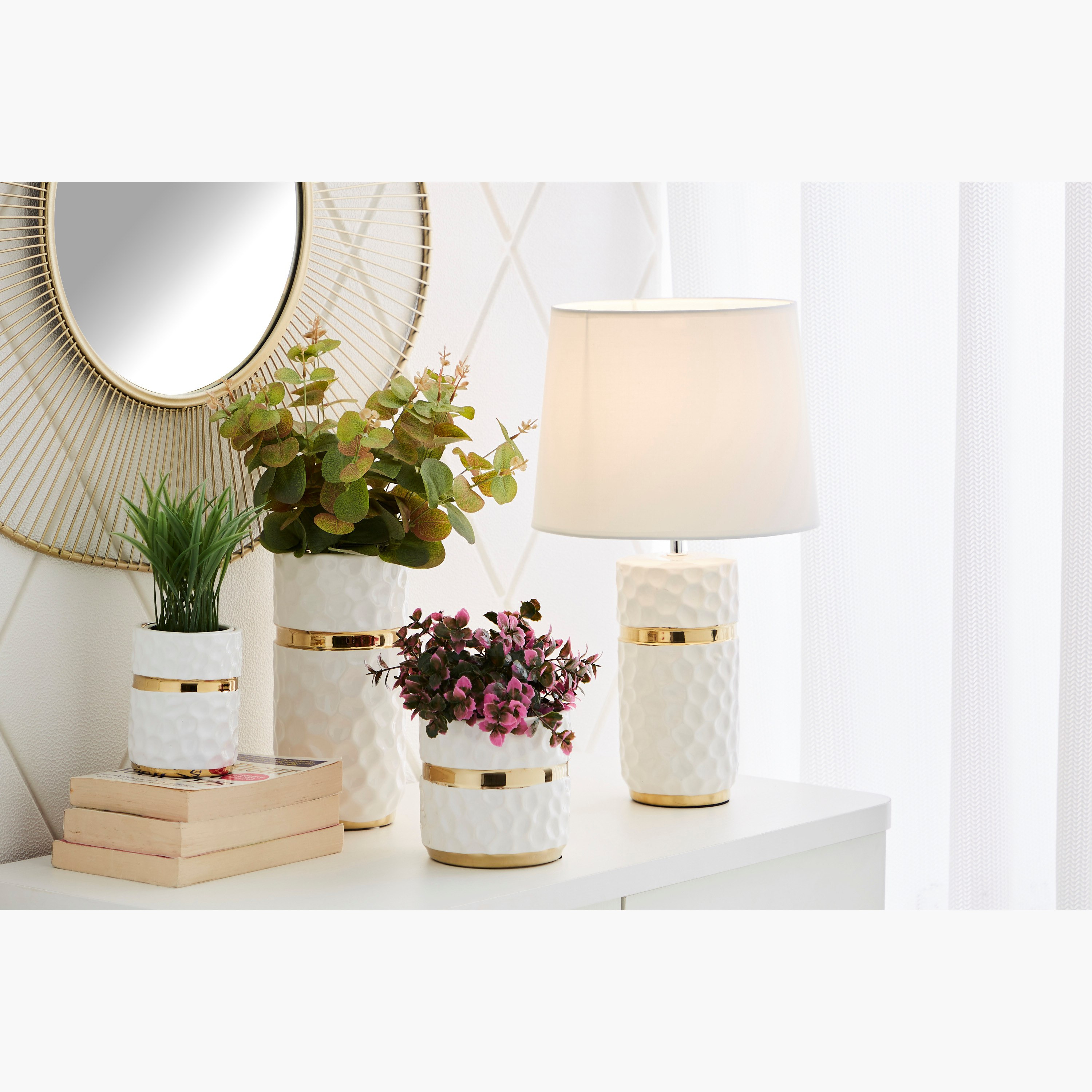 مزهرية أسطوانية سيراميك من سكايلر - 12x12x25 سم-hbxbedroom-decorandaccessories-vases-image-4