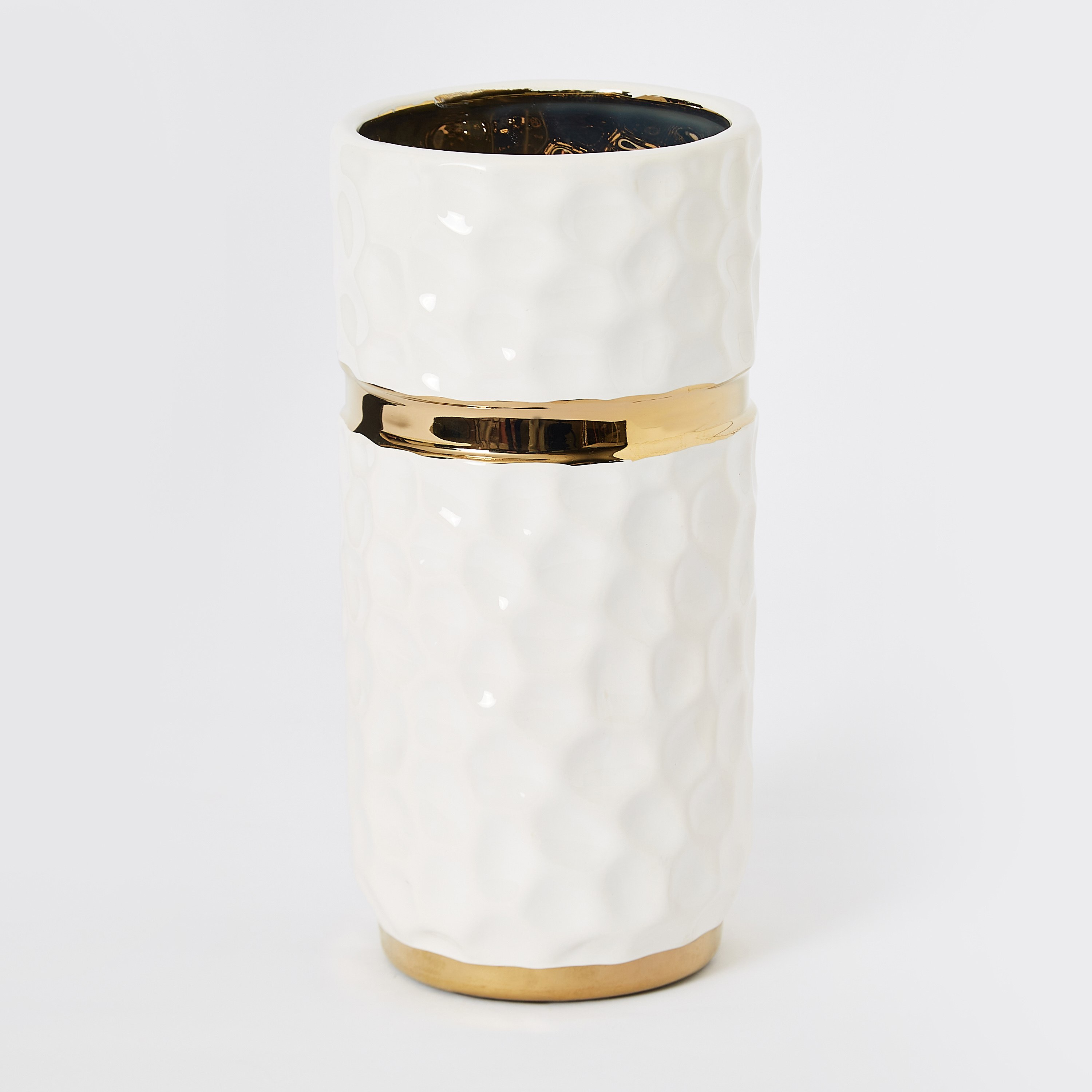 مزهرية أسطوانية سيراميك من سكايلر - 12x12x25 سم-hbxbedroom-decorandaccessories-vases-image-5