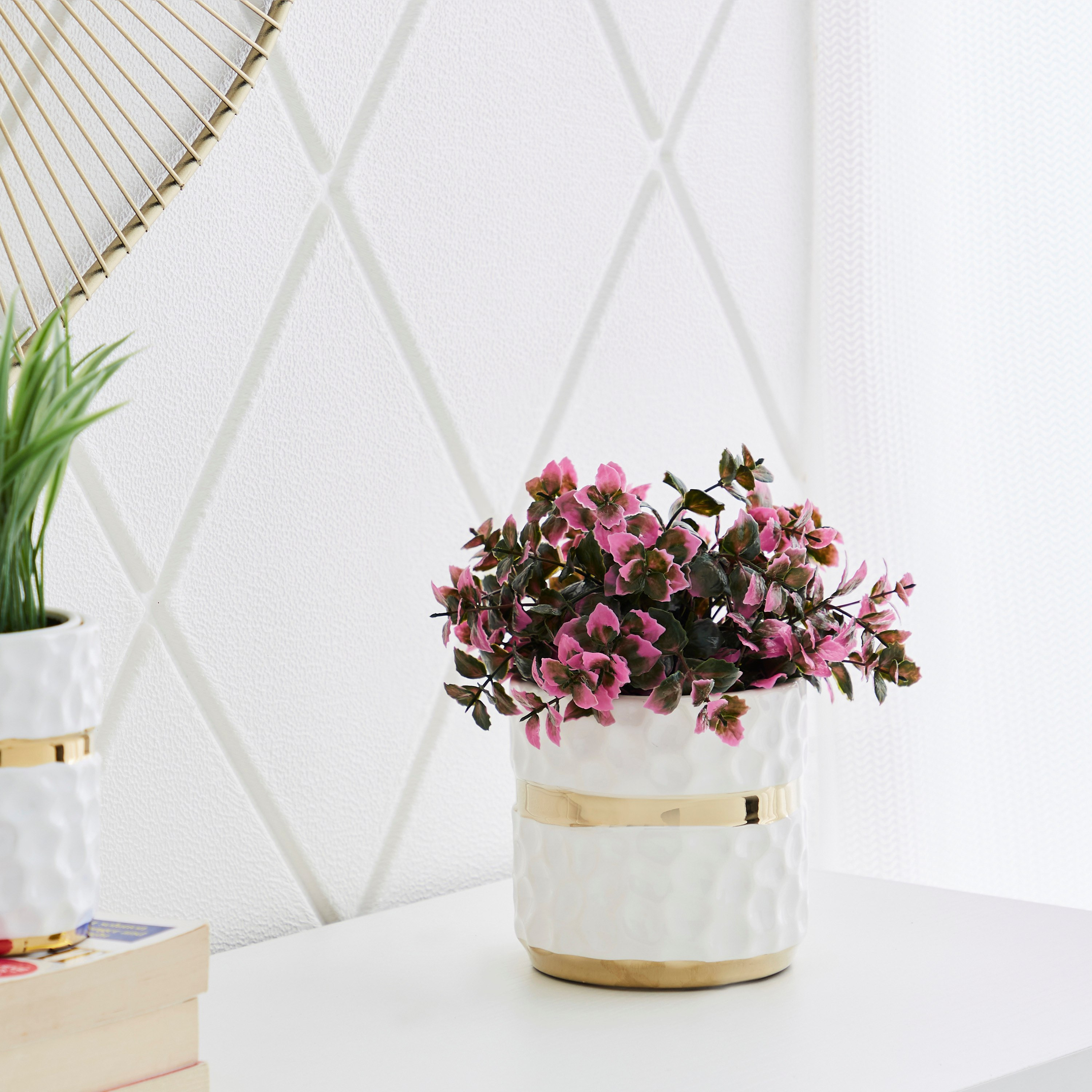 مزهرية أسطوانية سيراميك من سكايلار - 13x13x13 سم-hbxbedroom-decorandaccessories-vases-image-1