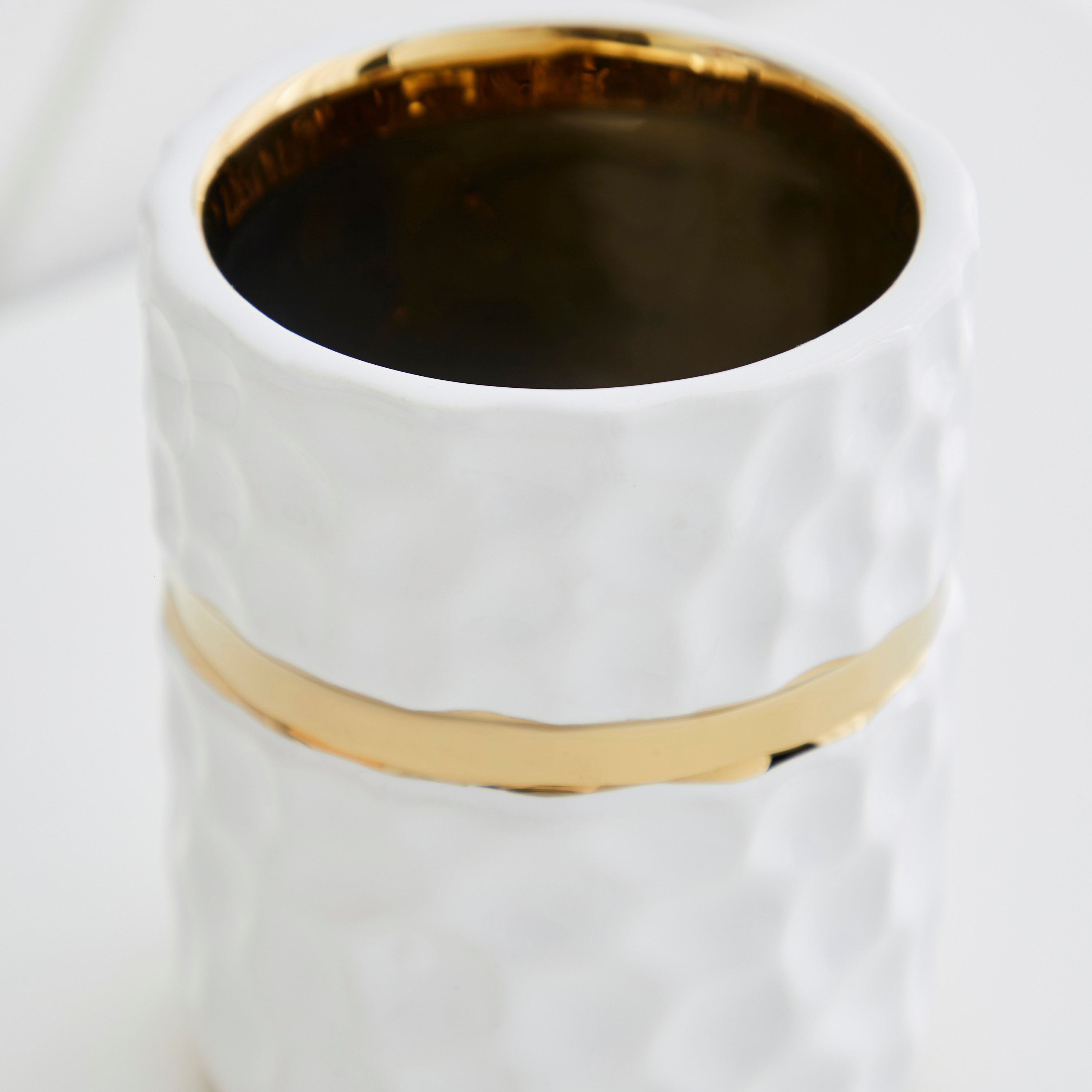 مزهرية أسطوانية سيراميك من سكايلار - 9x9x12 × 13 × 21.5 سم-hbxbedroom-decorandaccessories-vases-image-3