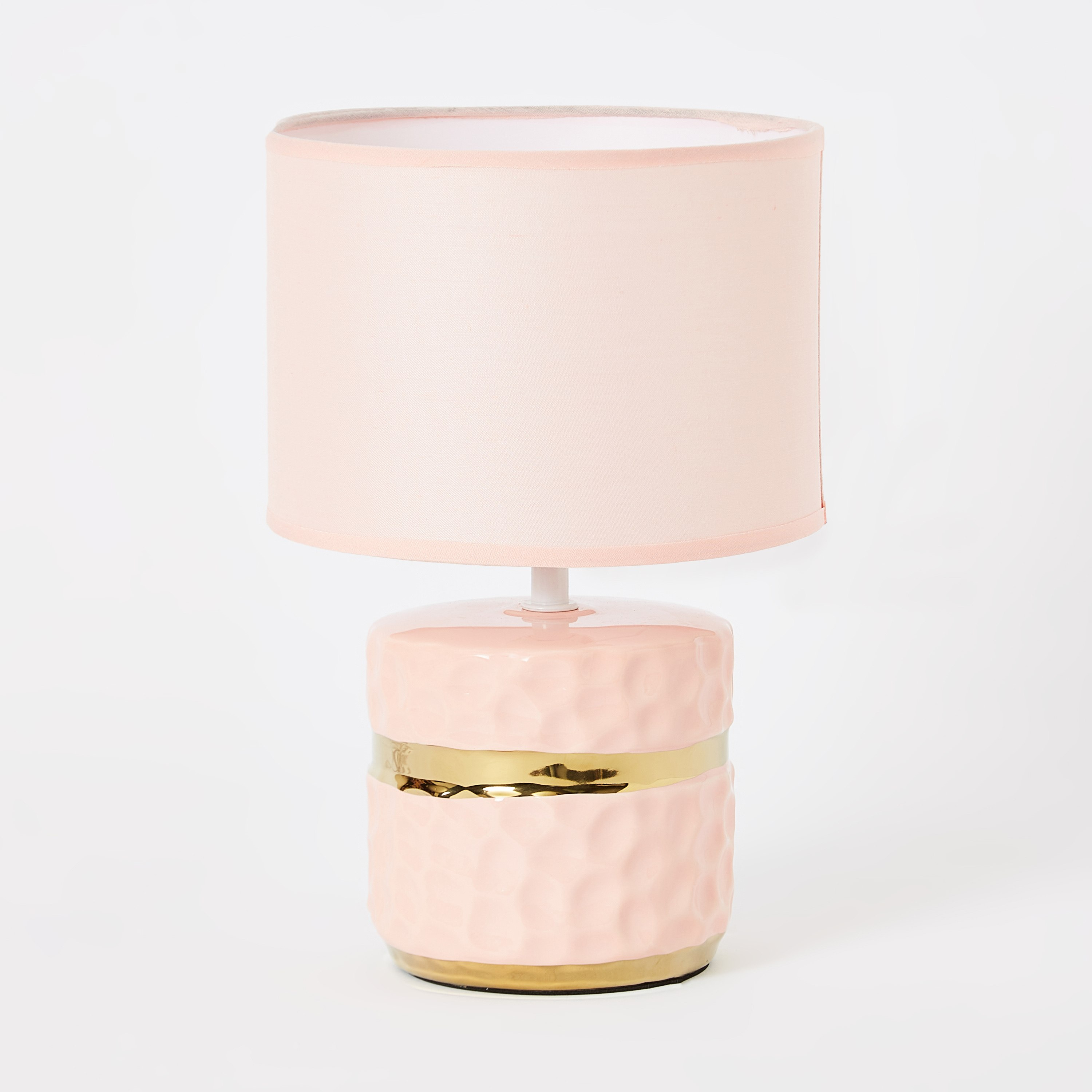 مصباح طاولة سيراميك بحزام ذهبي من سكايلار - 20x20x31 سم-hbxlivingroom-lighting-tablelamps-image-5
