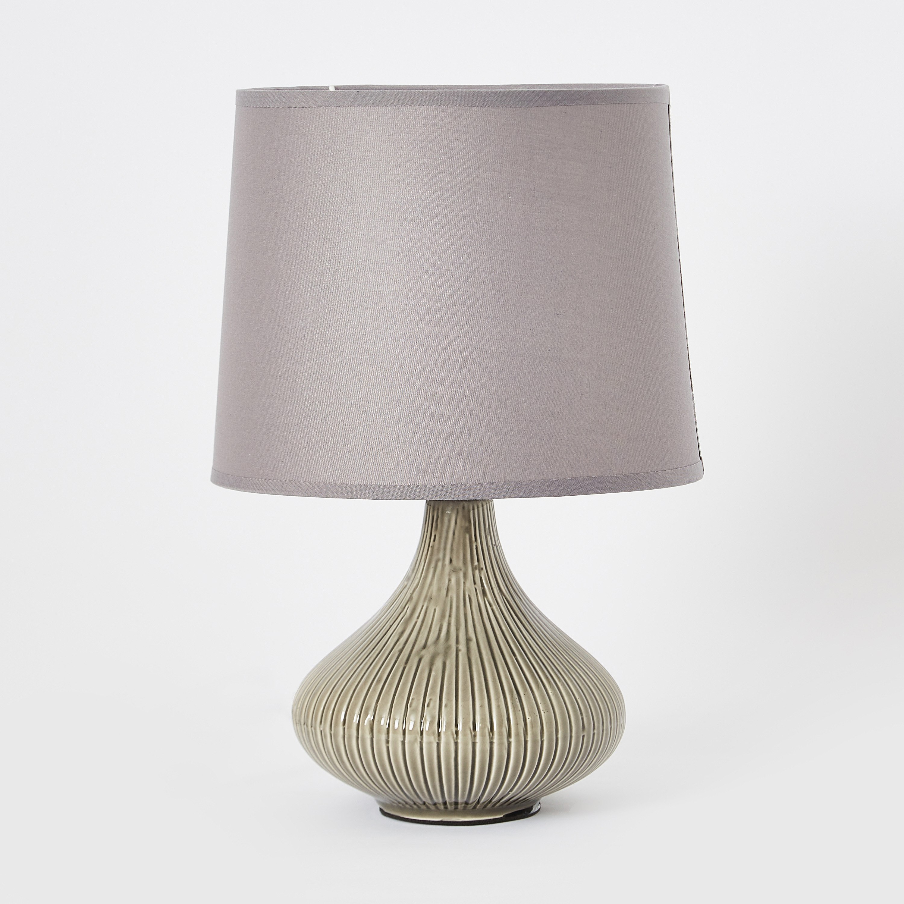 مصباح طاولة سيراميك مضلع من سكايلار - 23x23x31 سم-hbxlivingroom-lighting-tablelamps-image-1