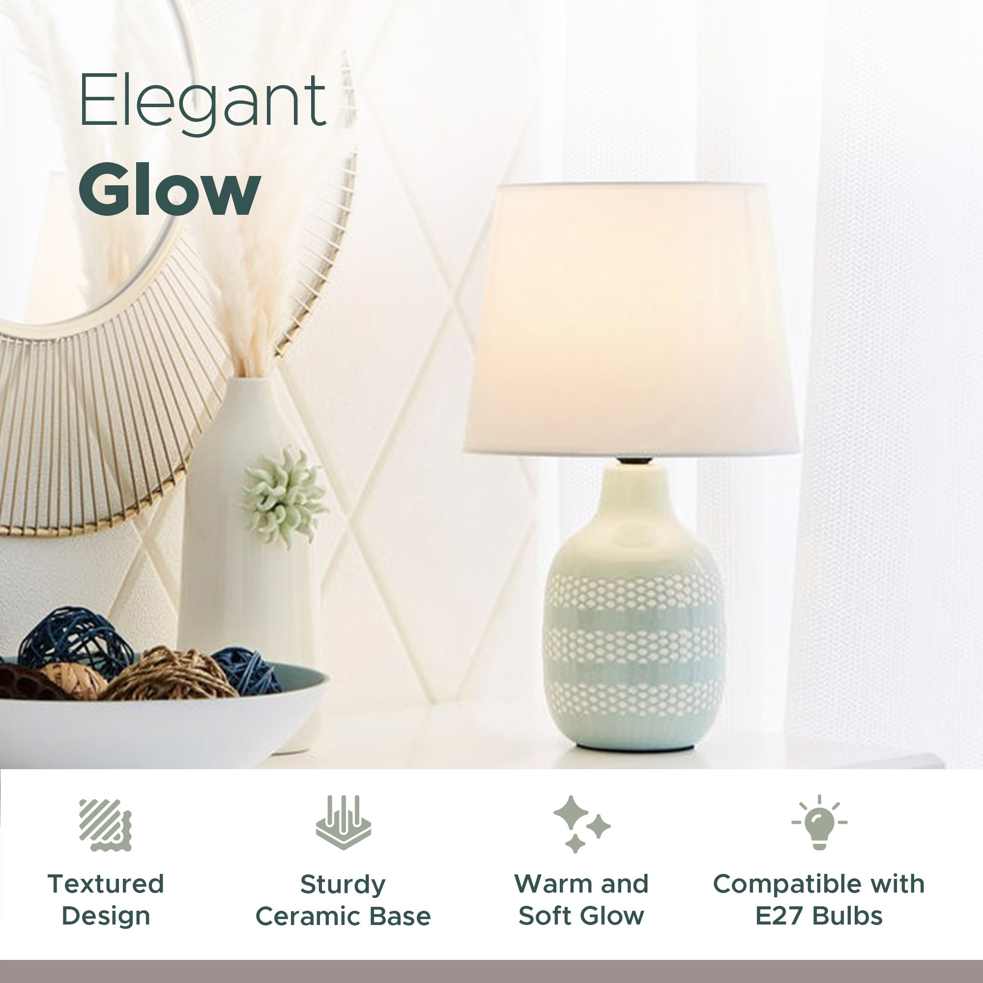 مصباح طاولة بقاعدة سيراميك بتصميم شريط بارز الملمس من سكايلار - 25x25x41.5 سم-hbxlivingroom-lighting-tablelamps-image-6
