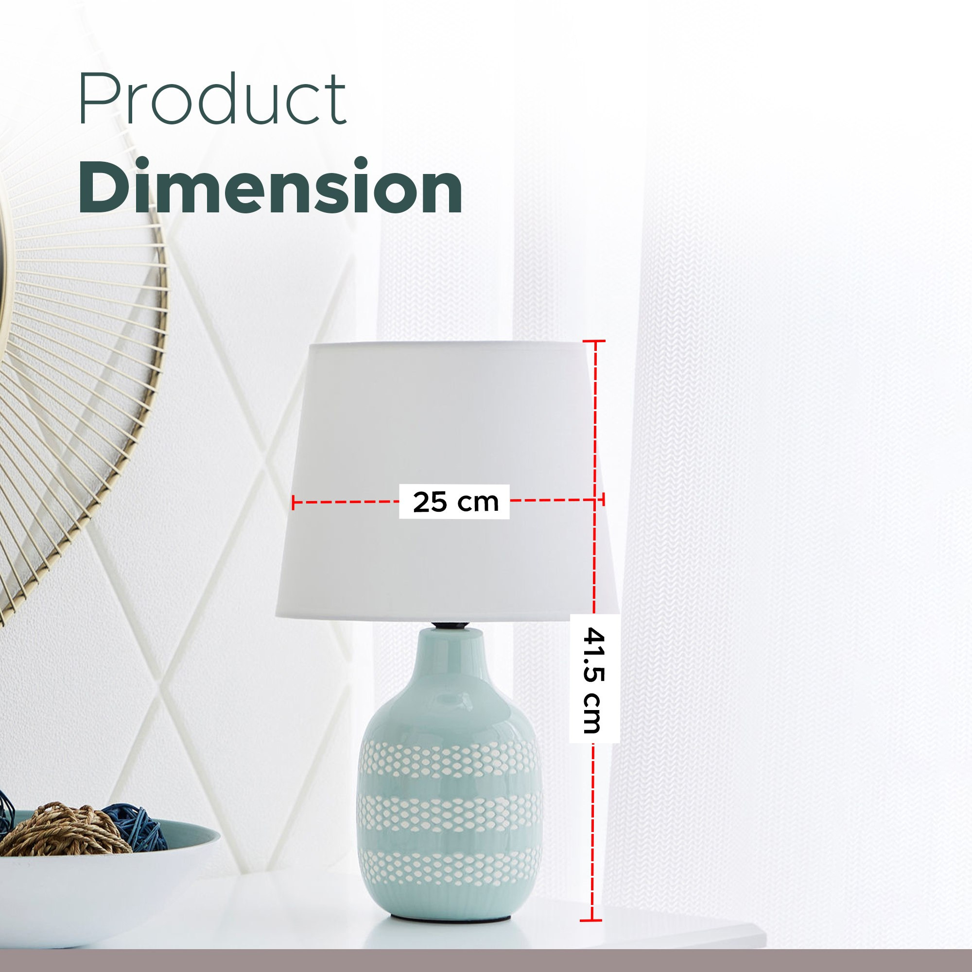 مصباح طاولة بقاعدة سيراميك بتصميم شريط بارز الملمس من سكايلار - 25x25x41.5 سم-hbxlivingroom-lighting-tablelamps-image-7