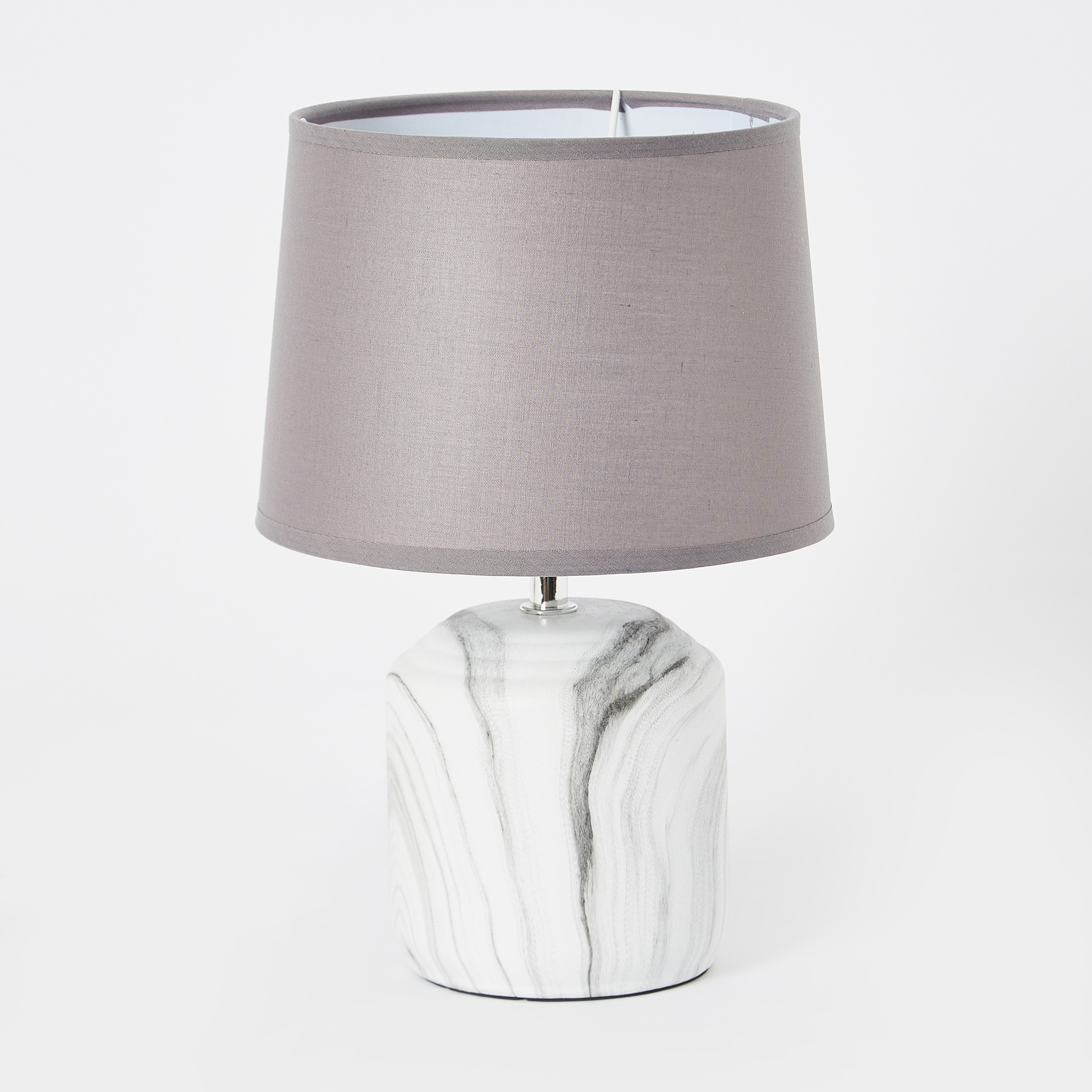 مصباح طاولة سيراميك بقاعدة رخامية بارزة الملمس من سكايلار - 20x20x28 سم-hbxlivingroom-lighting-tablelamps-image-5