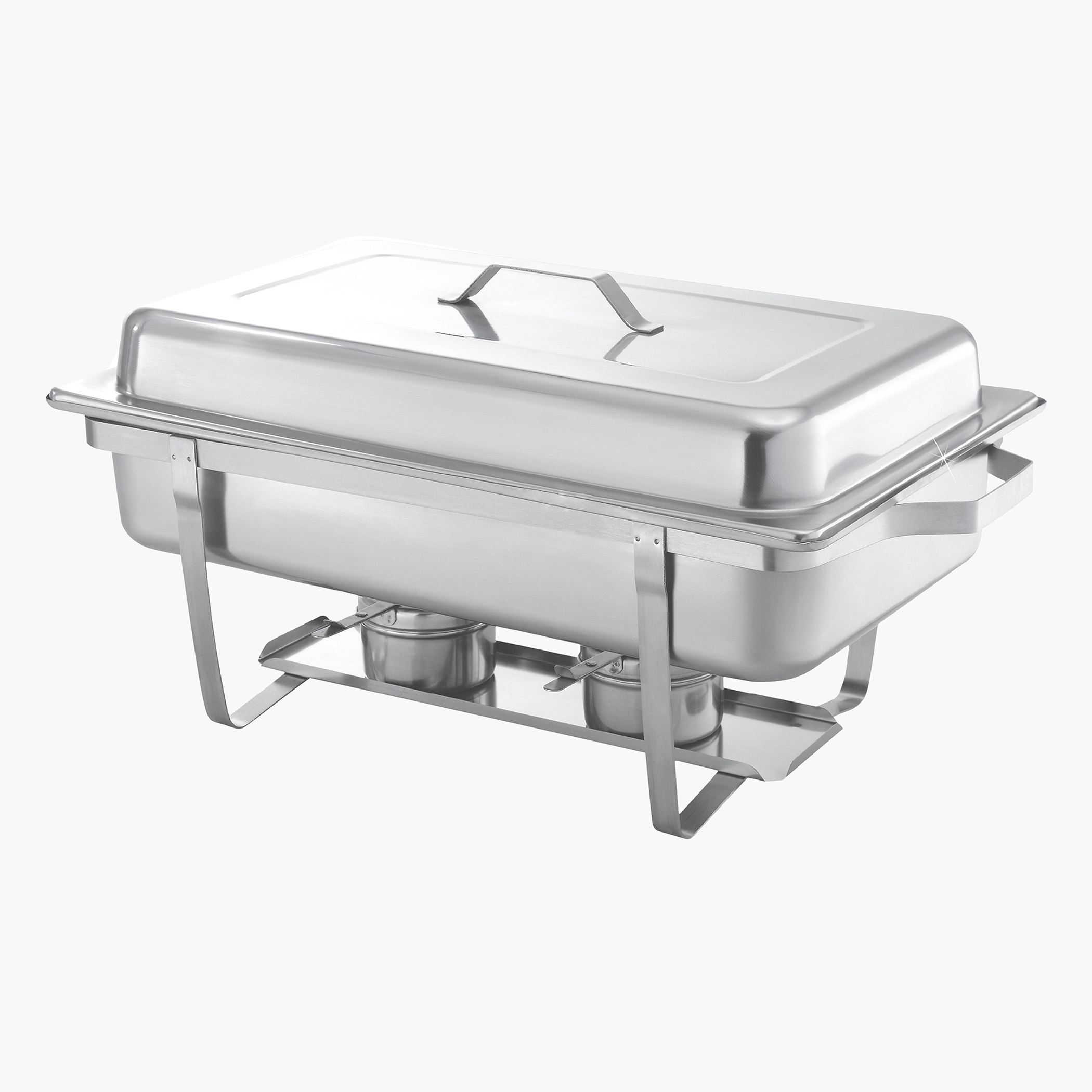 صحن تشيفينج مستطيل ستانلس ستيل بقسم واحد من فيونا - 9 لتر-hbxdecorandfurnishings-tabletop-serveware-image-2