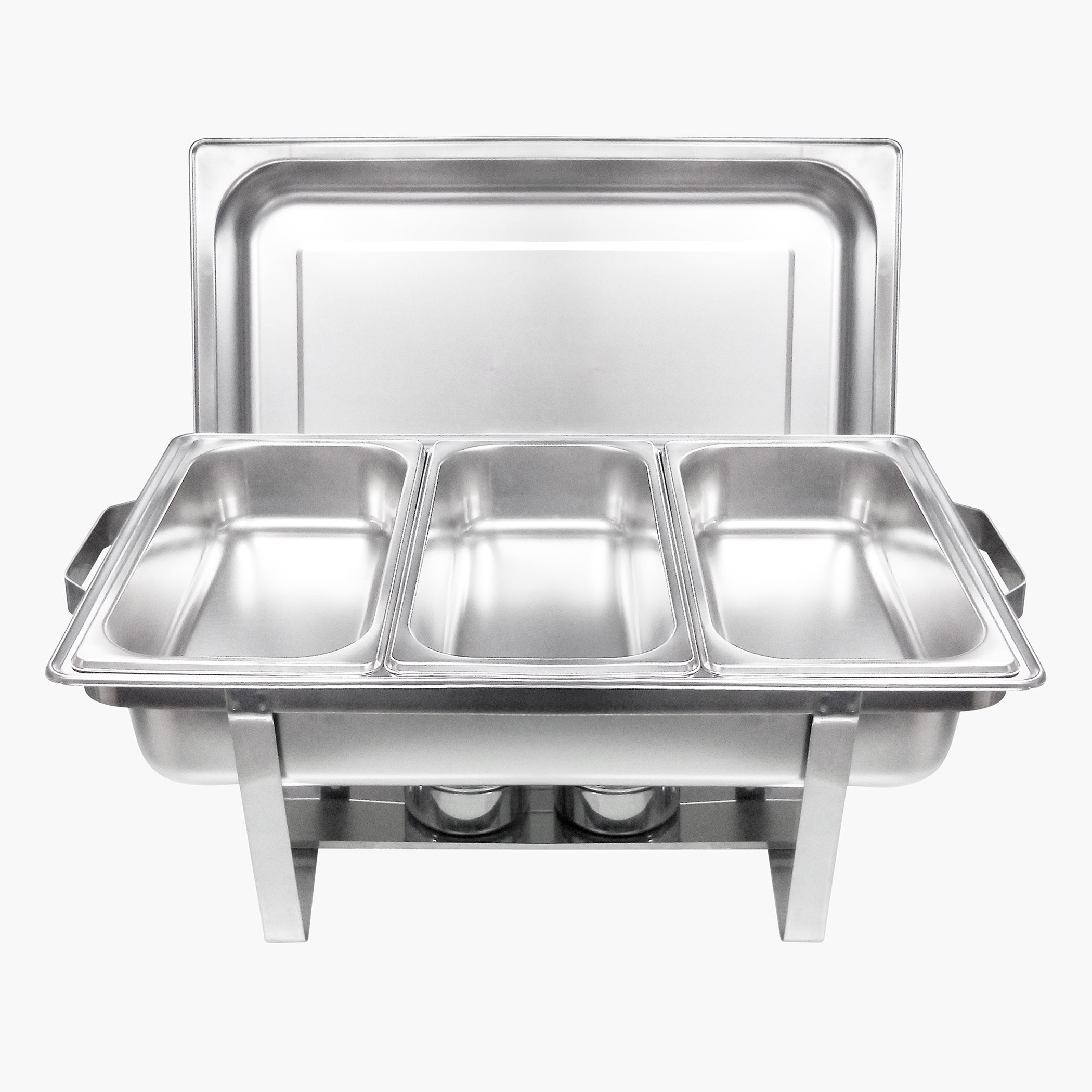 صحن تشيفينج مستطيل ستانلس ستيل بـ3 أقسام من فيونا - 9 لتر-hbxdecorandfurnishings-tabletop-serveware-image-3