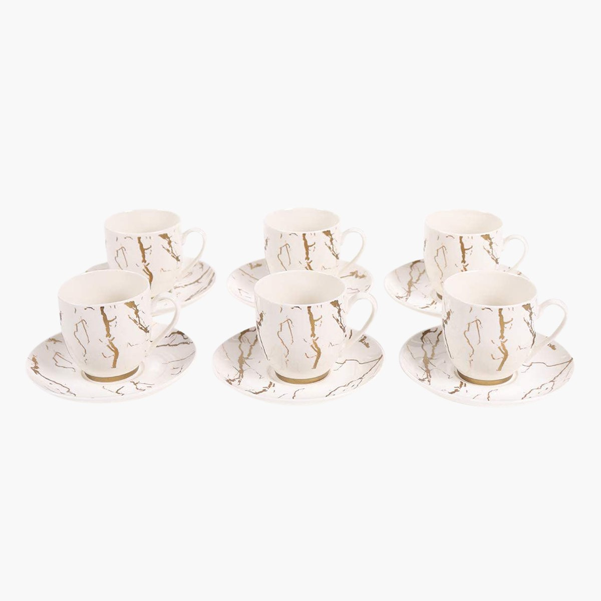 طقم فناجين بصحون وطبعات 12 قطعة من أوركيد - 100 مل-hbxhomeware-hbxkitchen-image-1