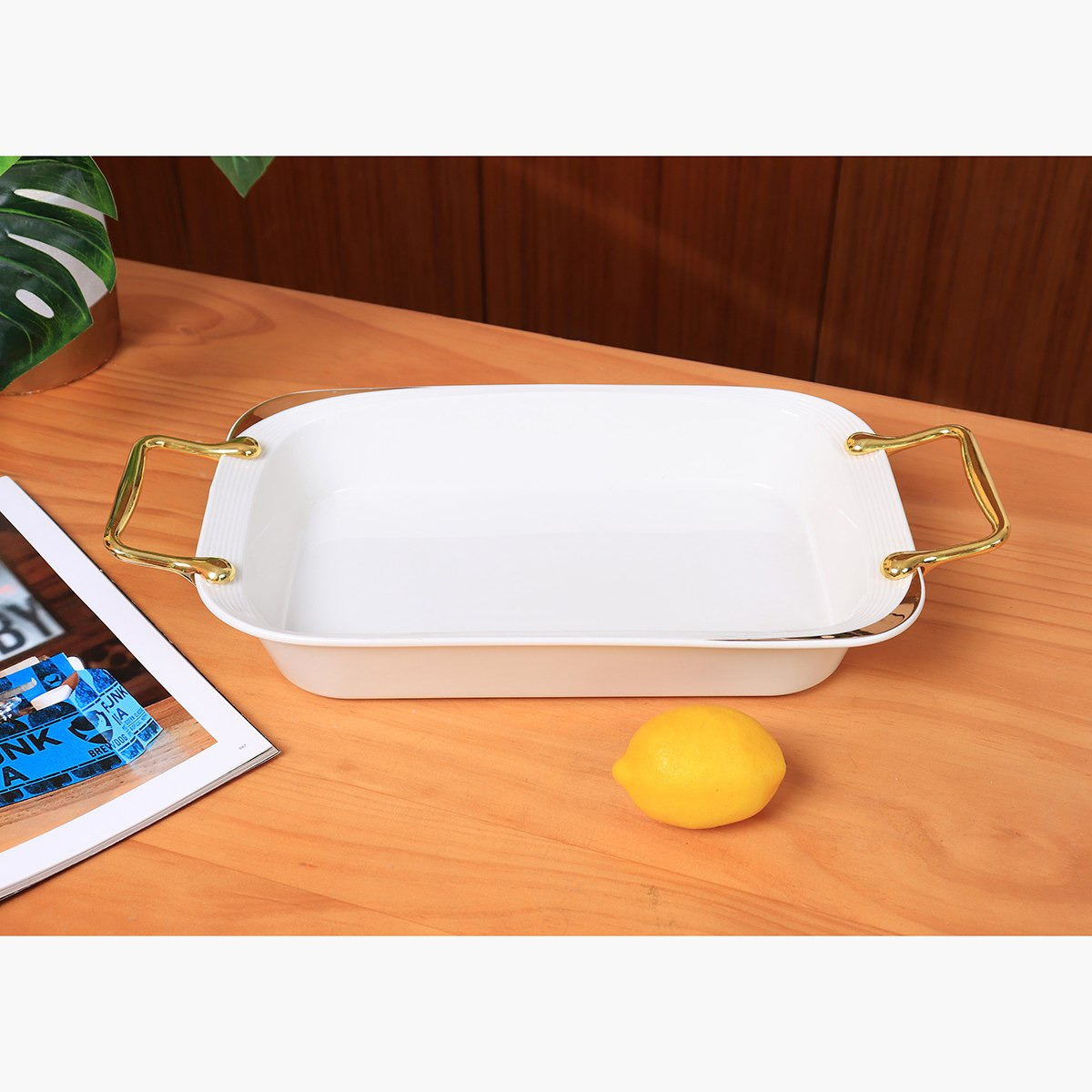 Orchid Rectangular Serving Platter - 43 cm-hbxdecorandfurnishings-tabletop-serveware-image-2