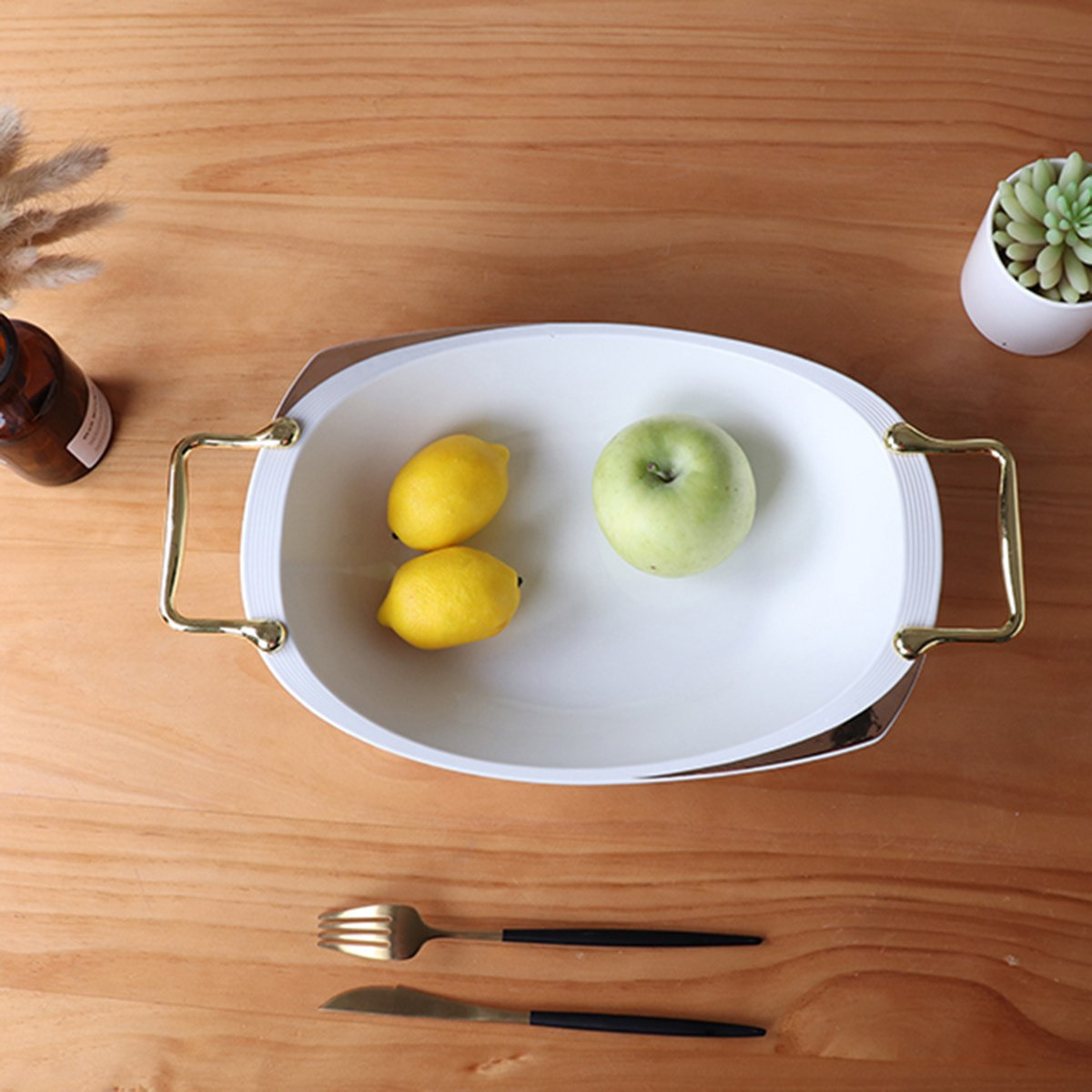 صحن تقديم بيضاوي من أوركيد- 40 سم-hbxdecorandfurnishings-tabletop-serveware-image-1