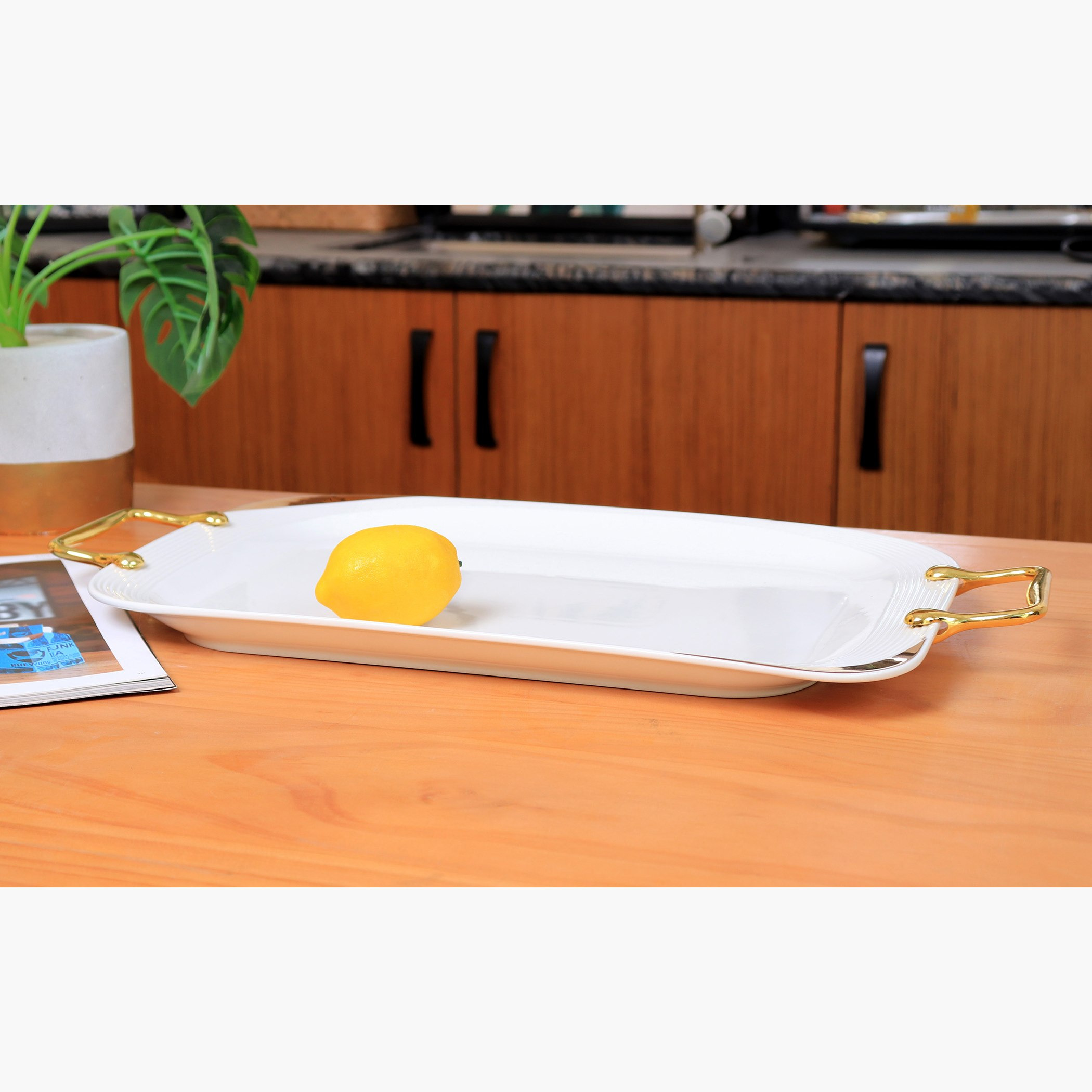 Orchid Rectangular Serving Platter - 43 cm-hbxdecorandfurnishings-tabletop-serveware-image-2